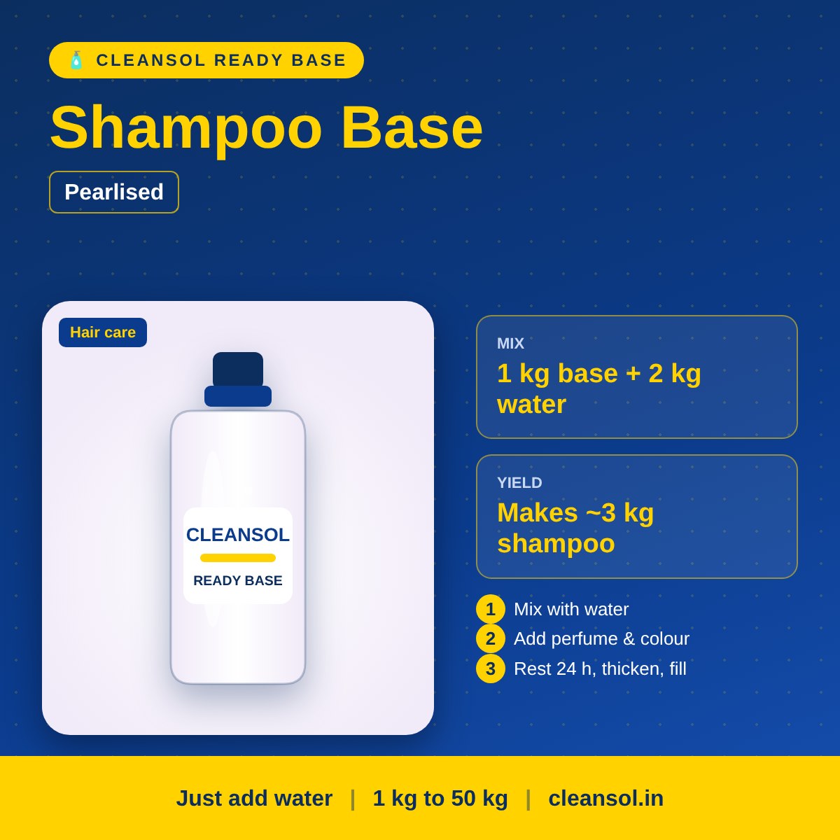 Make Shampoo, Handwash & Shower Gel from a Ready Base | Cleansol