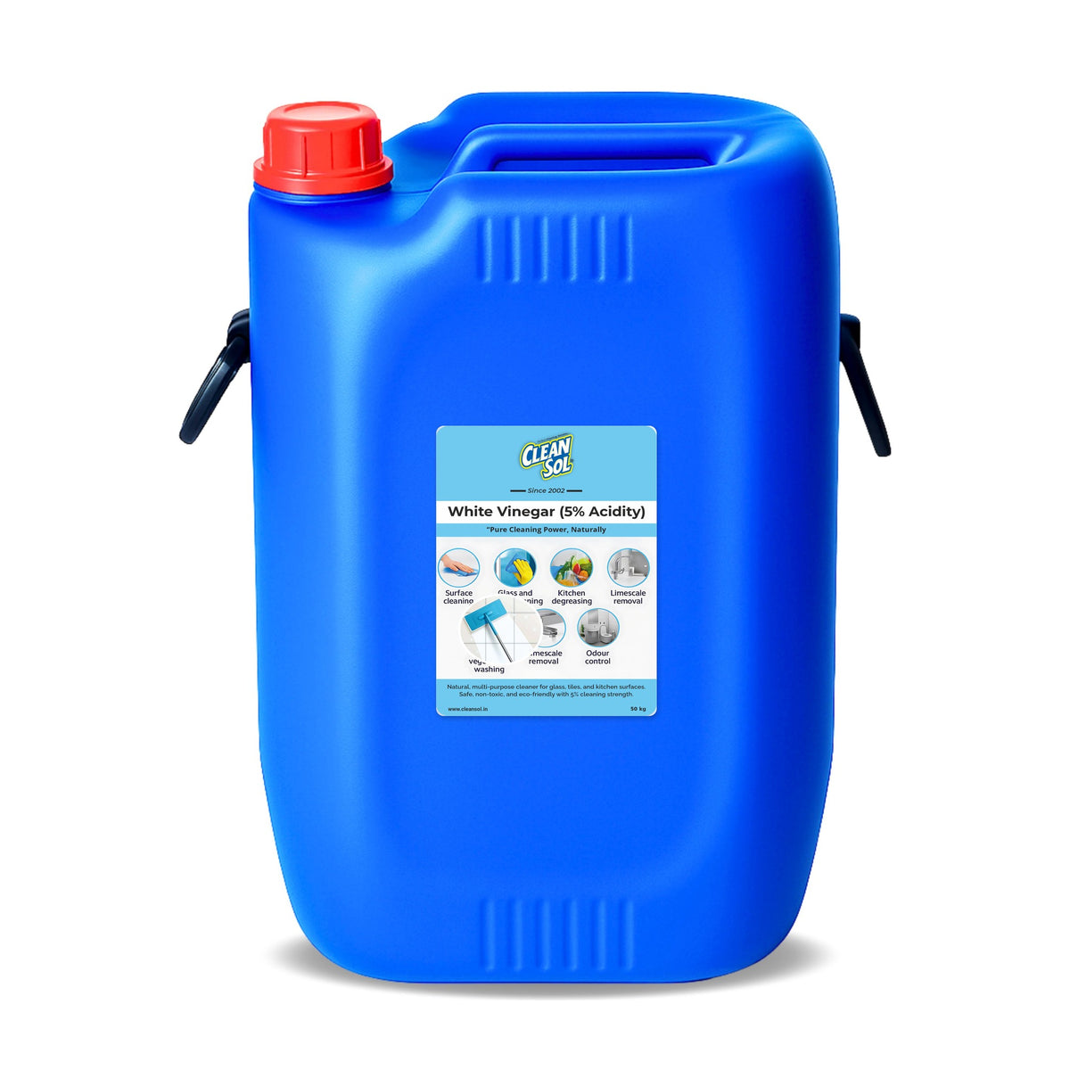 Cleansol White Vinegar 5% 50 kg can