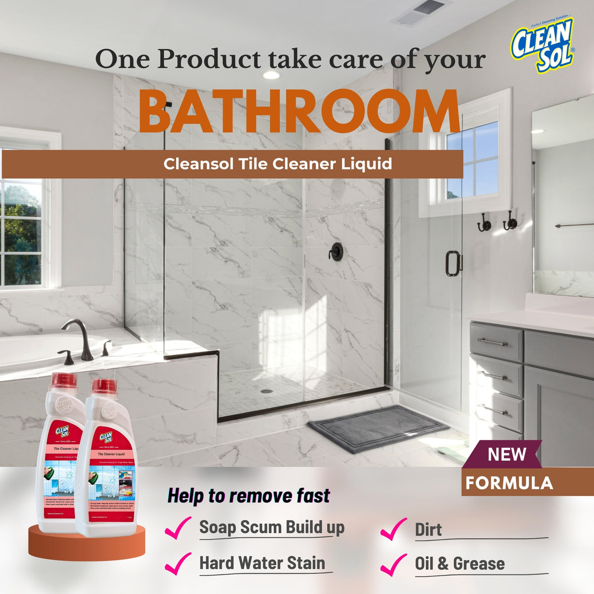 Cleansol Tile Cleaner (Heavy Duty)