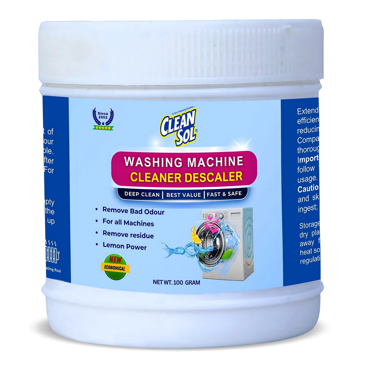 Cleansol Washing Machine Cleaner Powder
