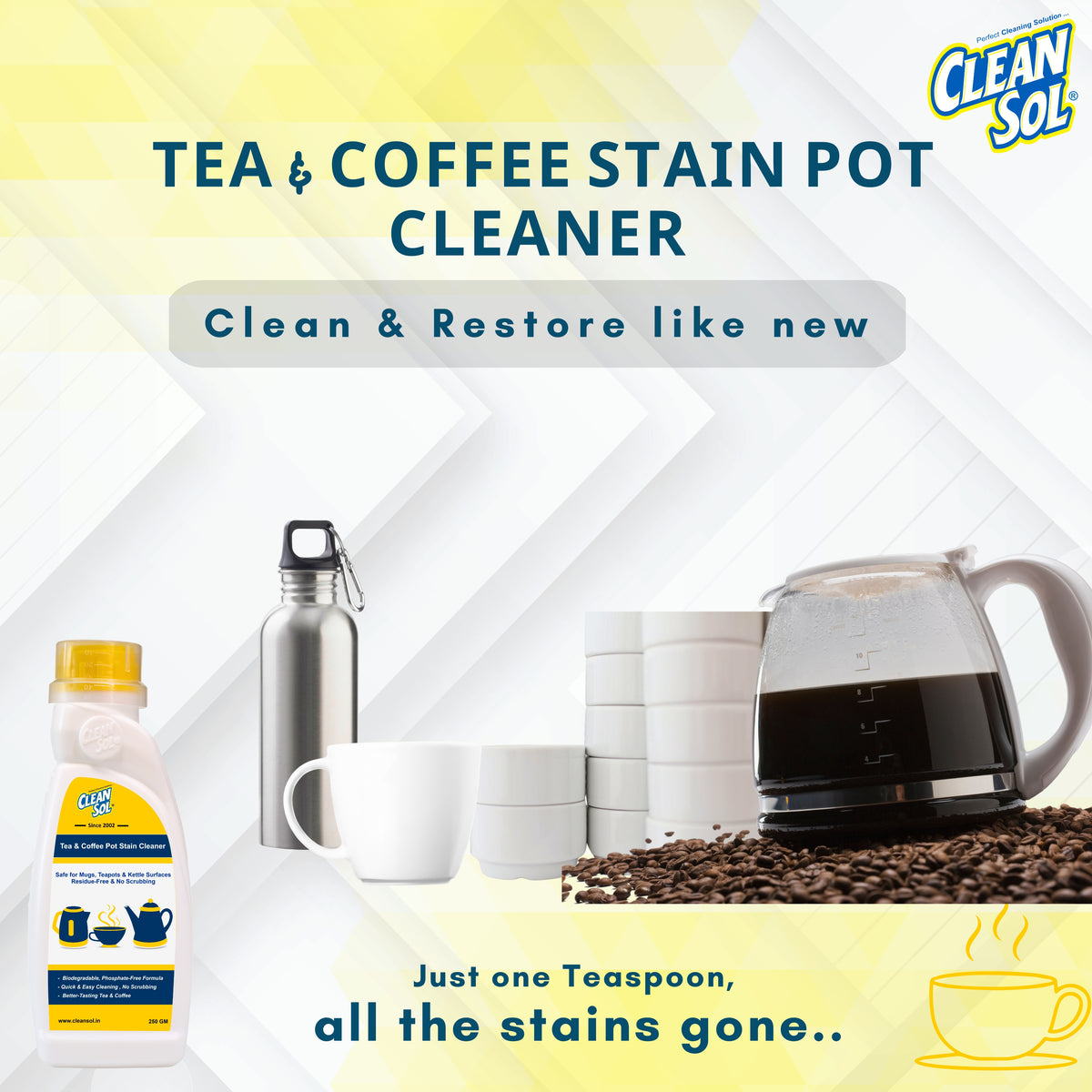 Cleansol Tea & Coffee Stain Remover
