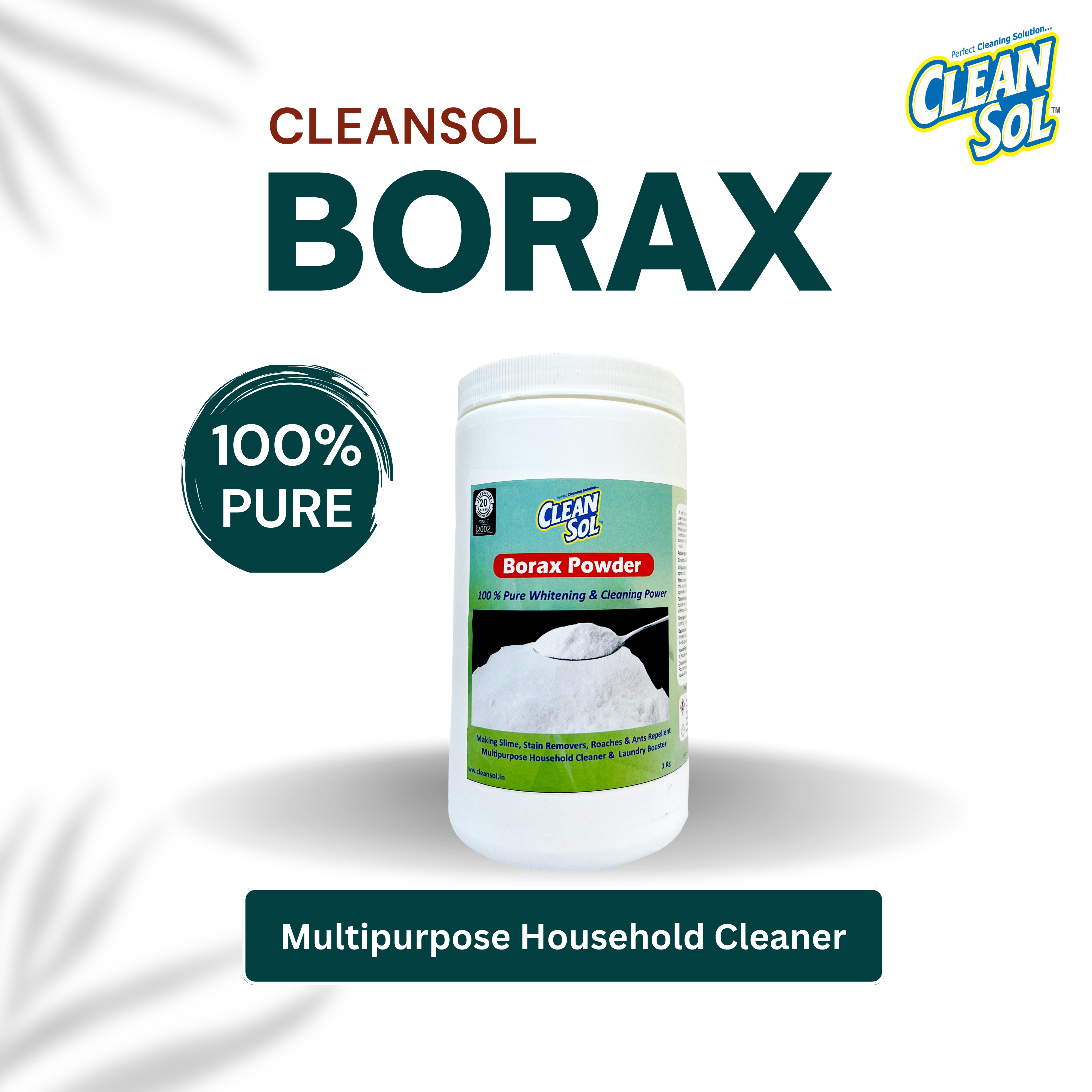 Cleansol Borax Powder for Whitening, Cleaning & Making Slime