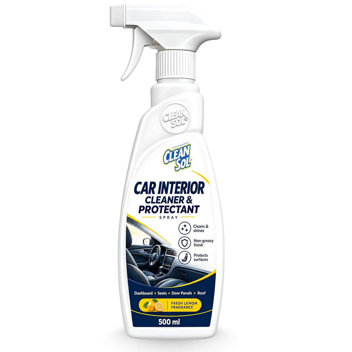 Cleansol Car Interior Cleaner Spray - 500 ml