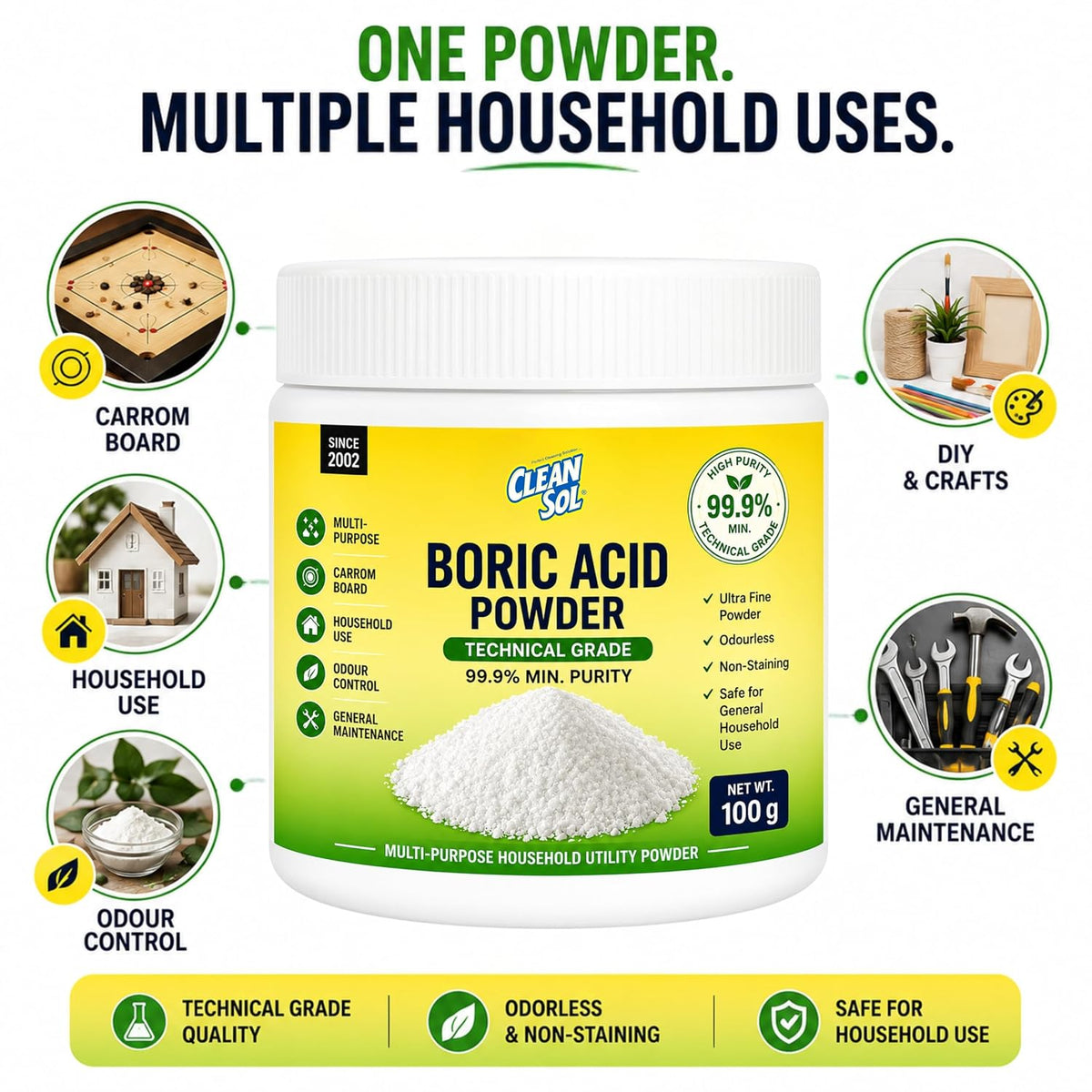 Cleansol Boric Acid Powder