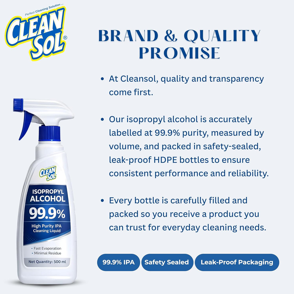Cleansol Isopropyl Alcohol 99.9% (IPA)