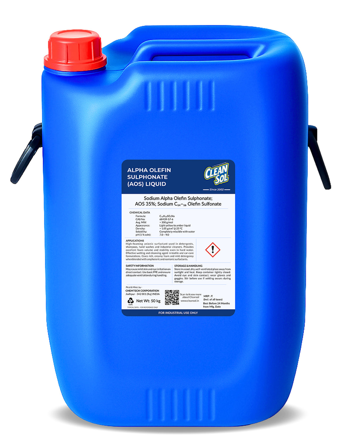 Cleansol AOS Liquid 35% (Alpha Olefin Sulphonate)