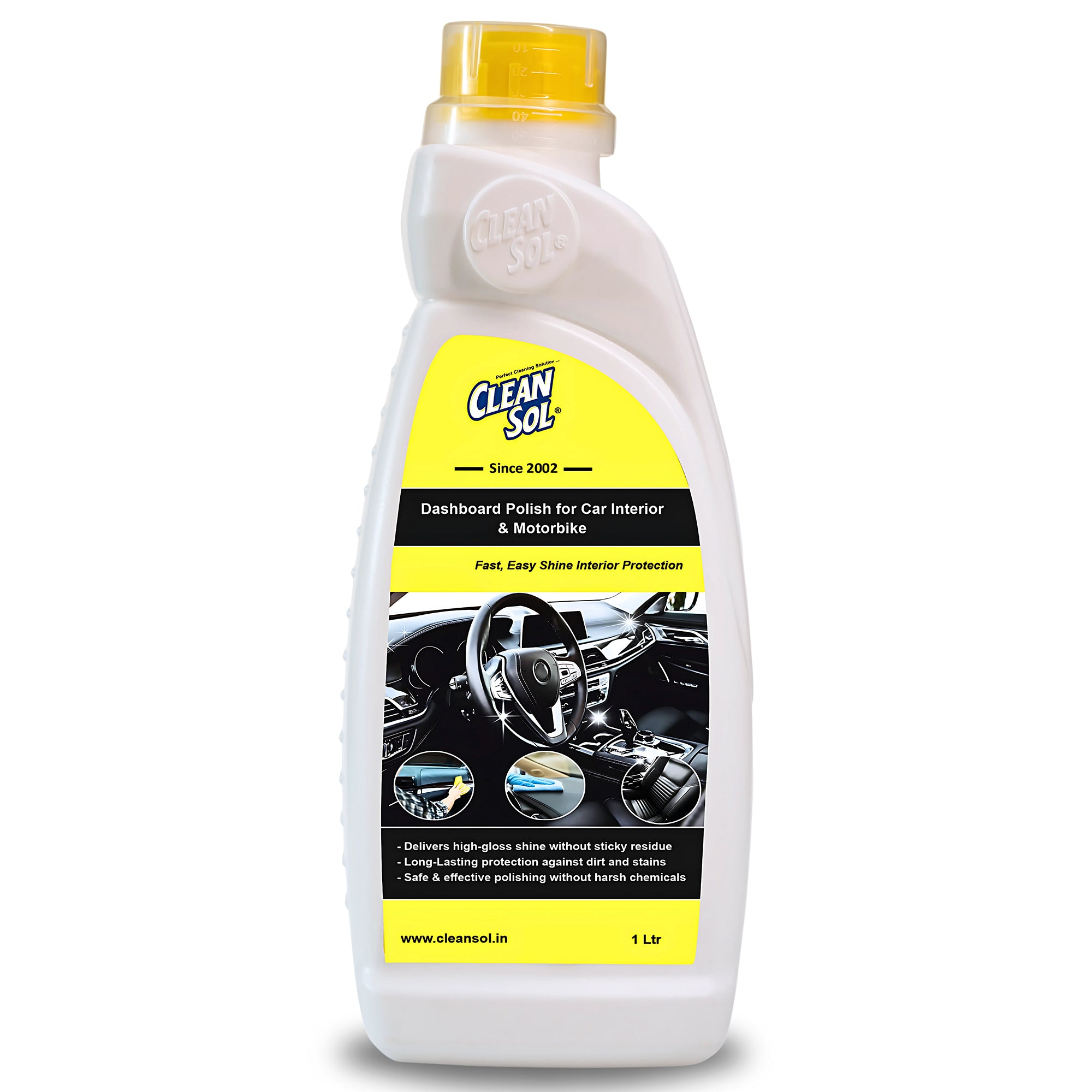 Cleansol Dashboard Polish for Car Interior & Motorbike