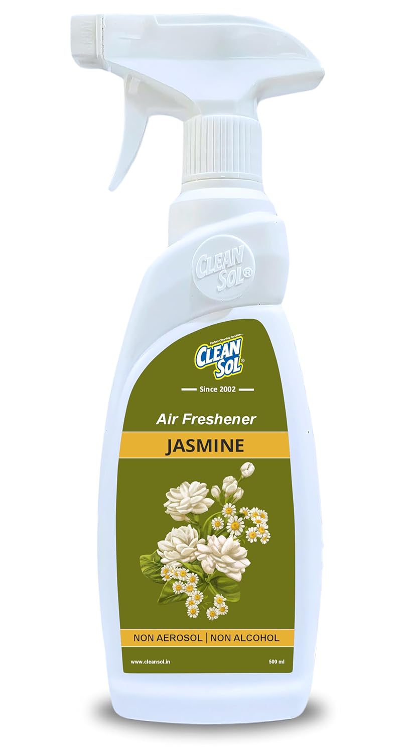 Cleansol  Air Freshener Spray  - 500 ml  | Non-Aerosol, Water-Based, Alcohol-Free | Long-Lasting Fragrance for Home, Car, Office | Non-Toxic, Eco-Friendly, Solvent-Free Air Freshener