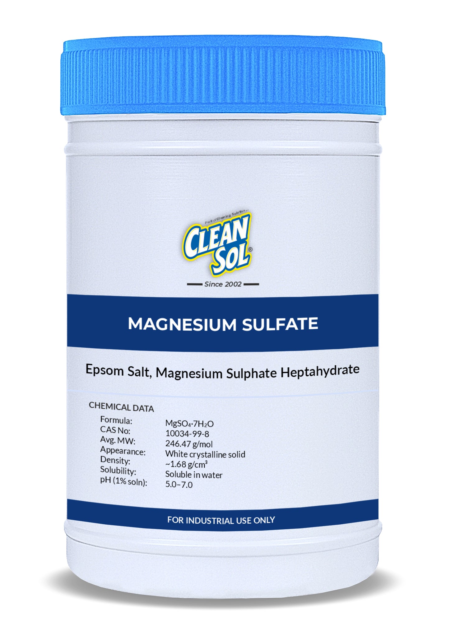 Cleansol Magnesium Sulphate Heptahydrate (Epsom Salt) – Fertilizer, Cleaning & Formulation Additive