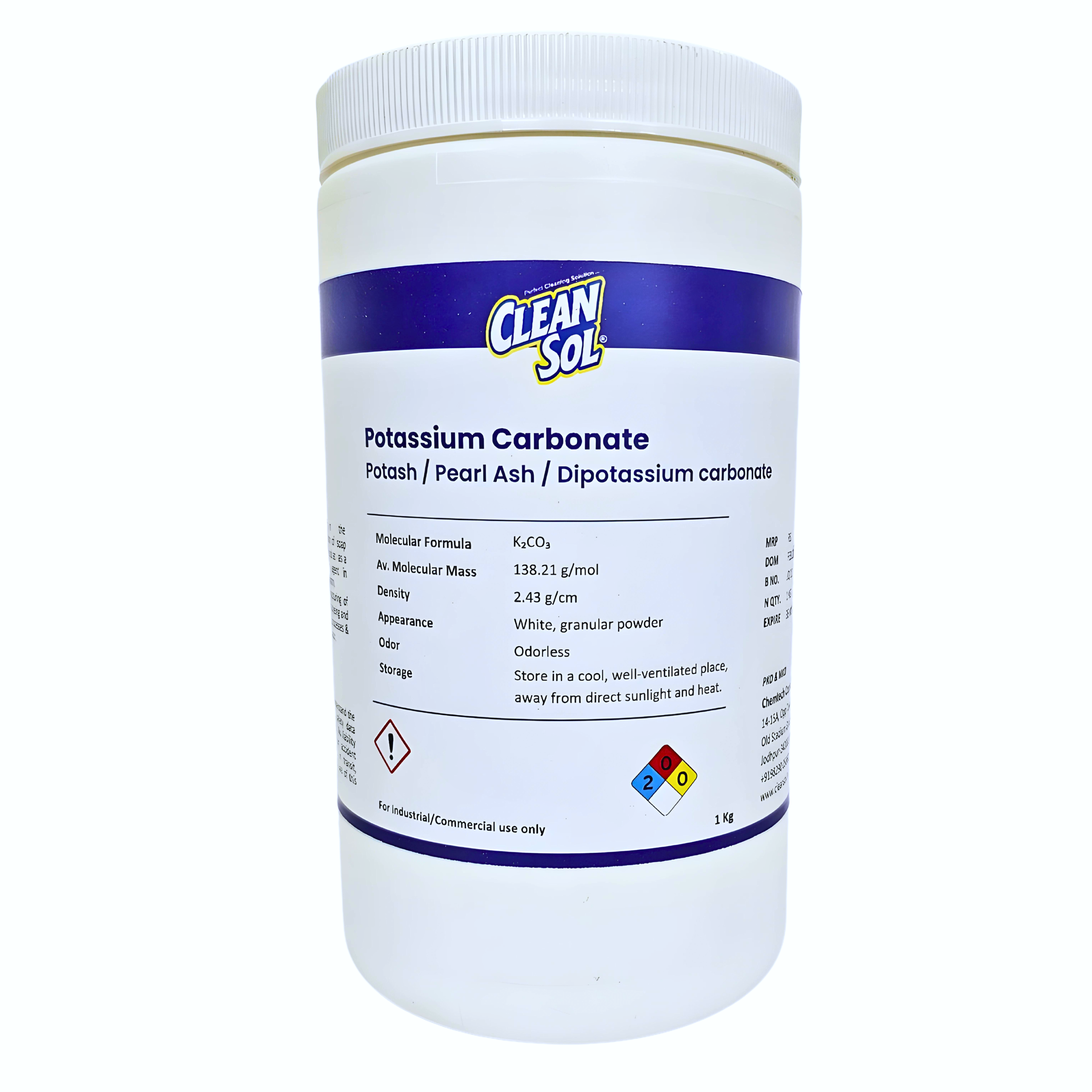 Potassium Carbonate , Potash, Carbonate of potash