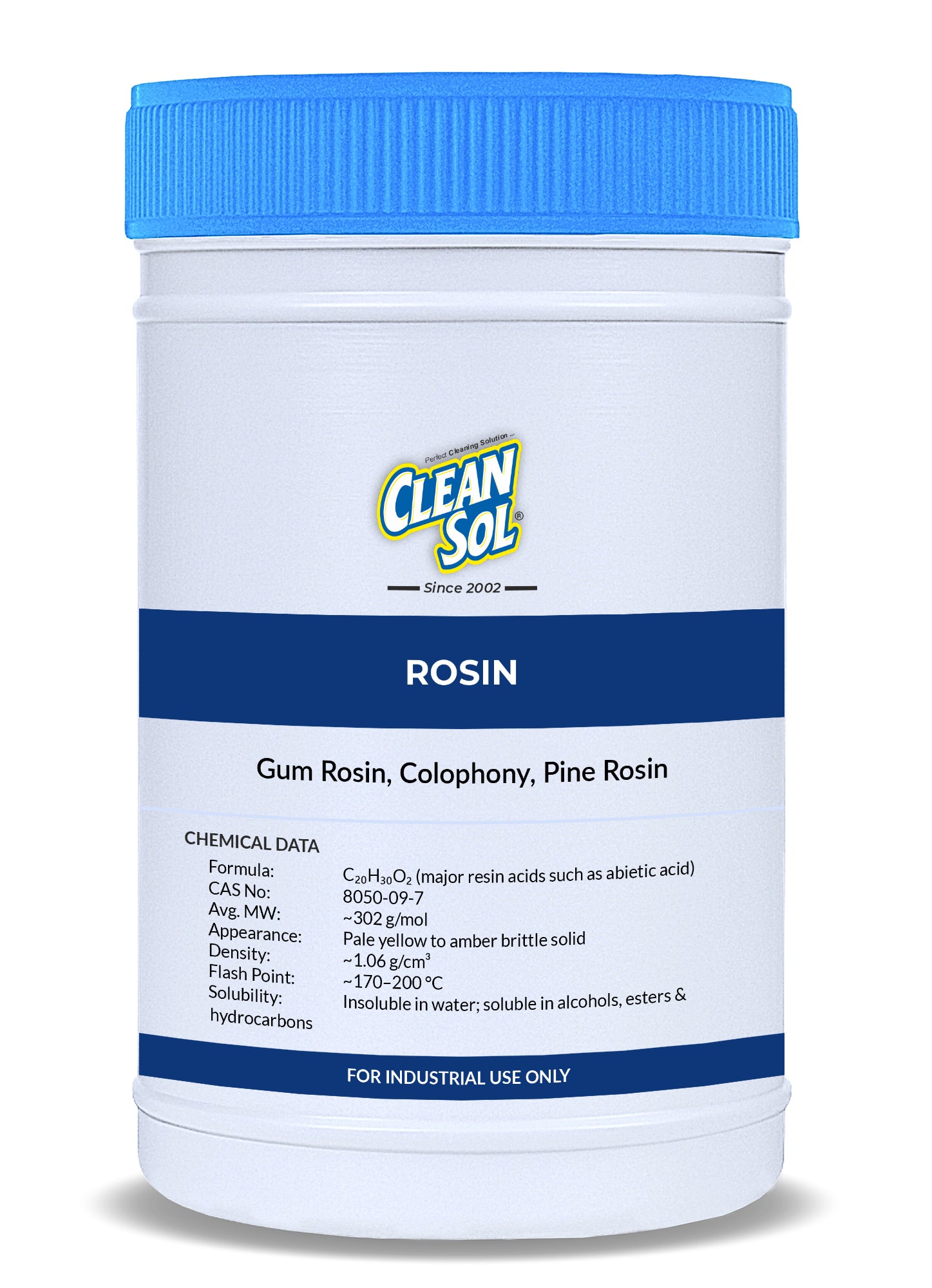 Cleansol Rosin Raw (Rosin Wet) – Resin for Adhesives, Rubber & Coatings