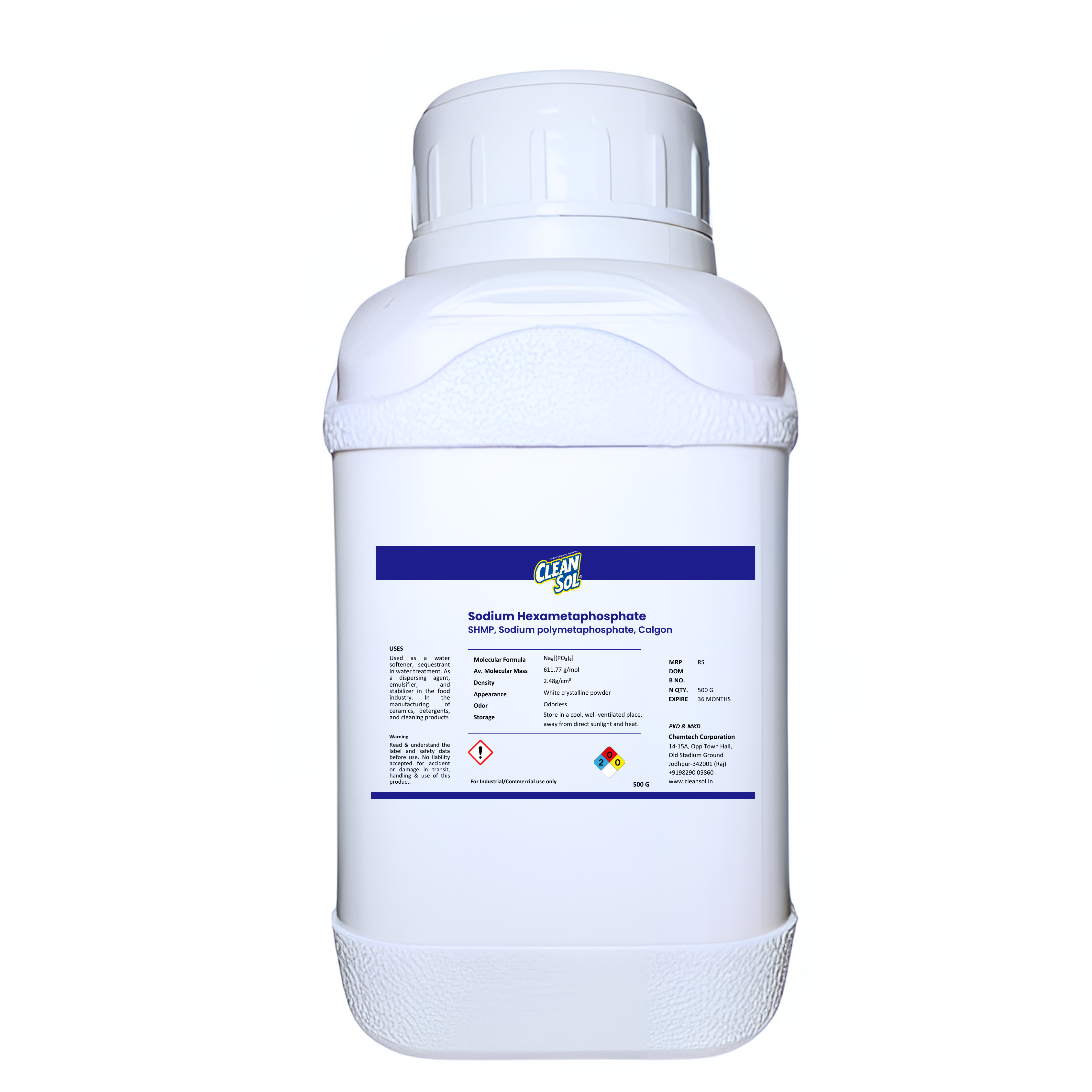 Sodium Hexametaphosphate , HMP, Calgon