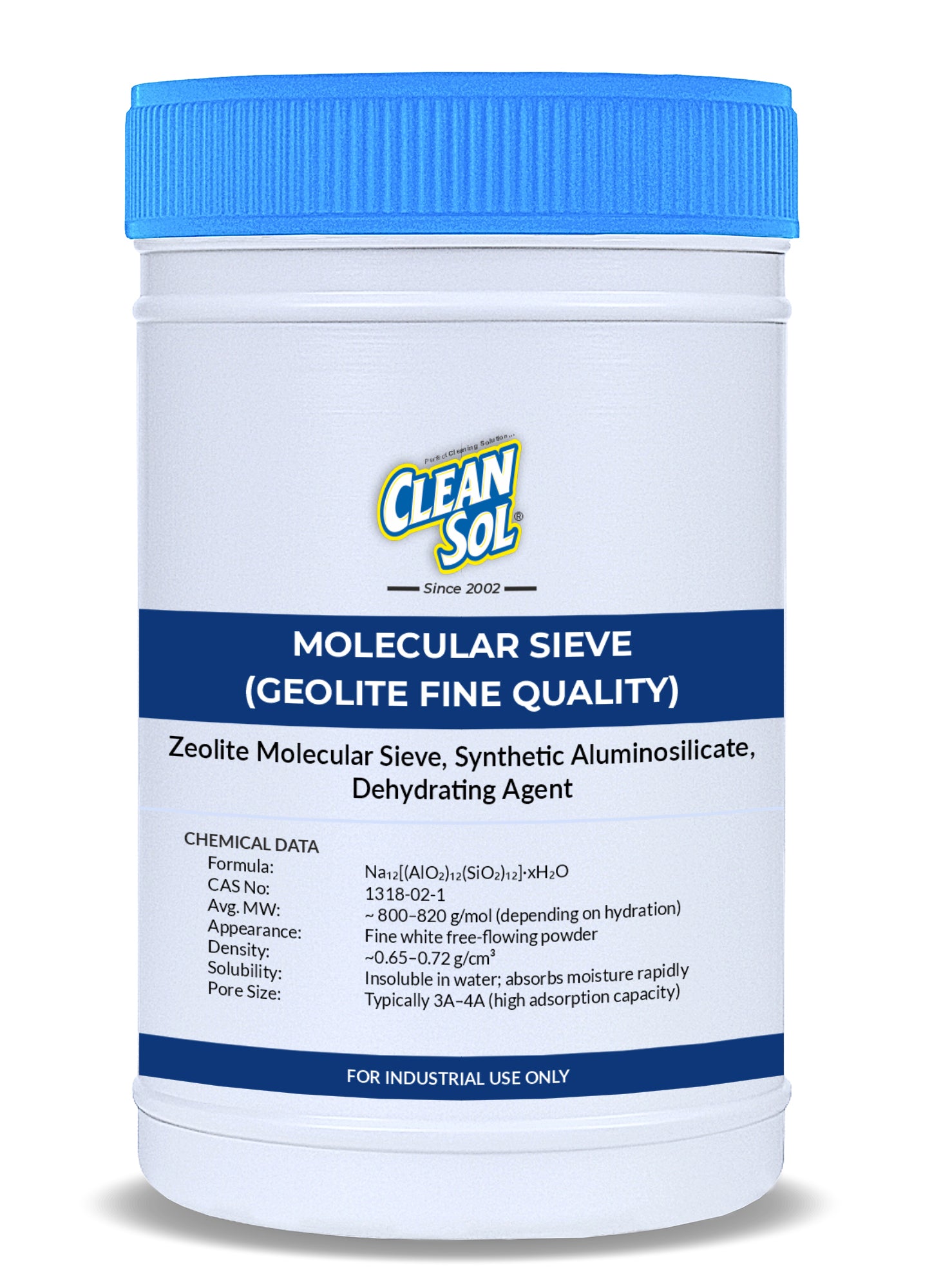 Cleansol Zeolite Fine Powder – High‑Quality Molecular Sieve Grade for Moisture Control & Industrial Formulations