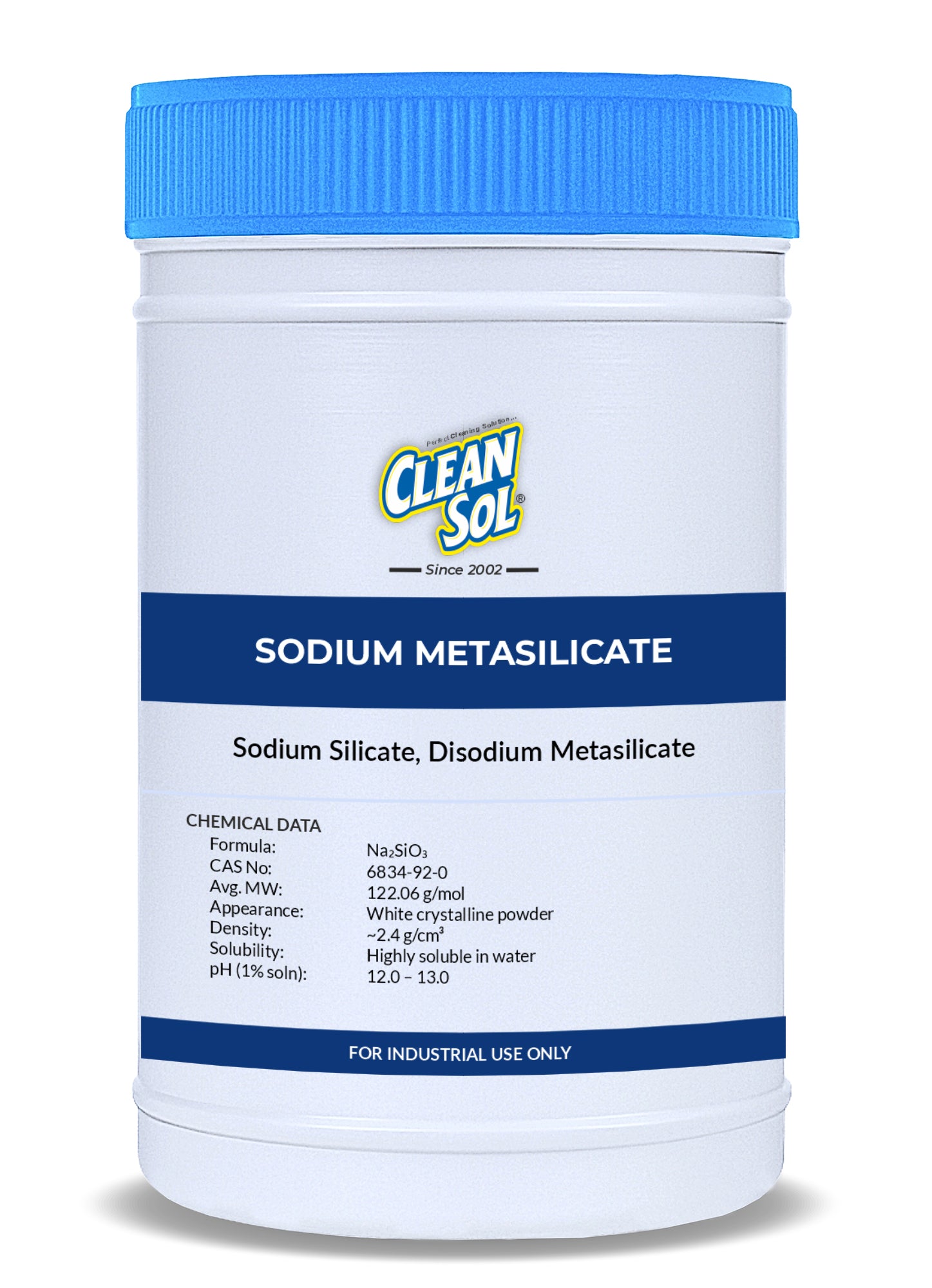 Cleansol Sodium Metasilicate Anhydrous – High‑Strength Alkaline Builder & Degreasing Agent