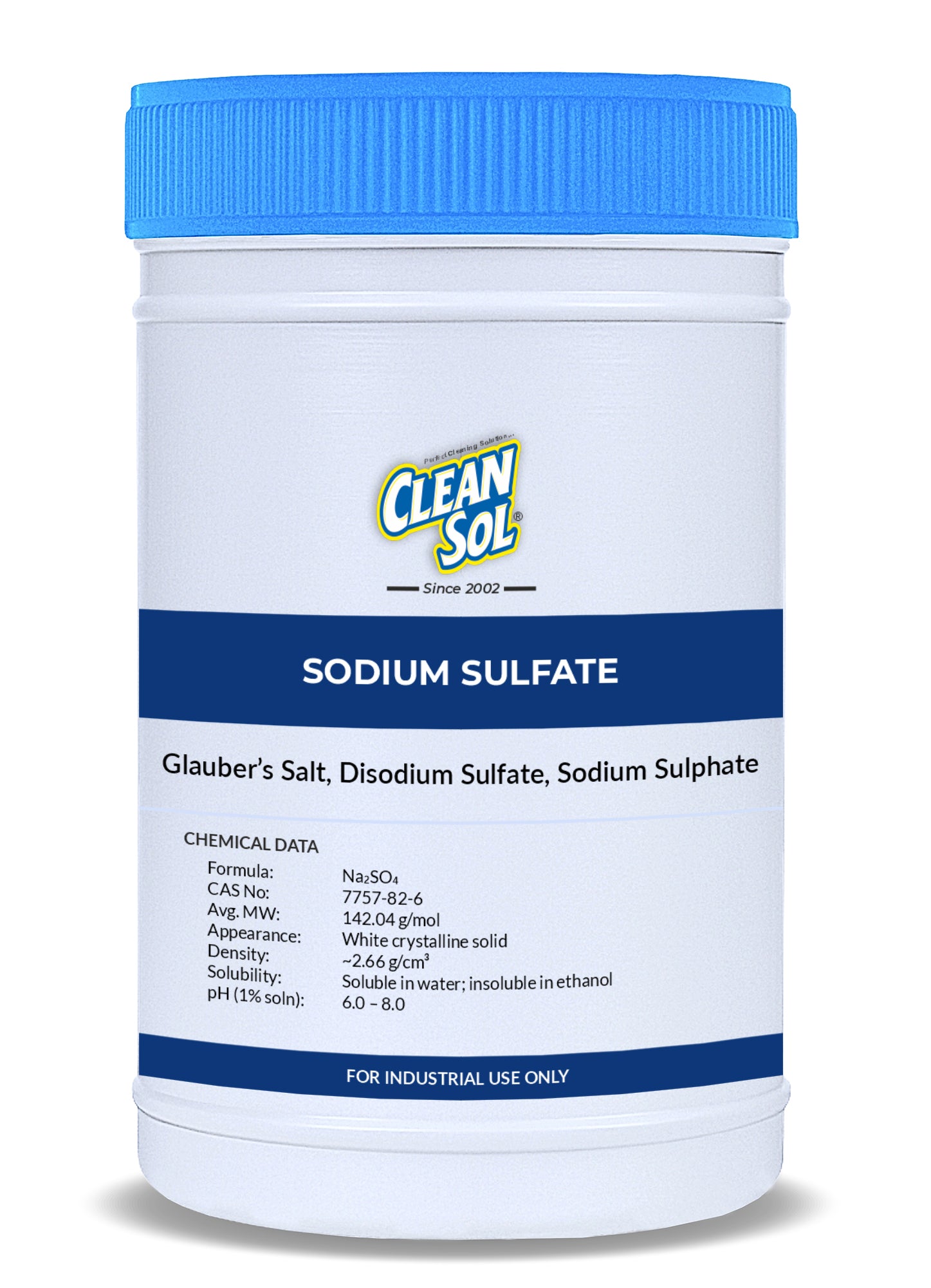 Cleansol Sodium Sulphate – Detergent Filler, Cleaning, Textile, Glass & Multi-Purpose Formulation Agent