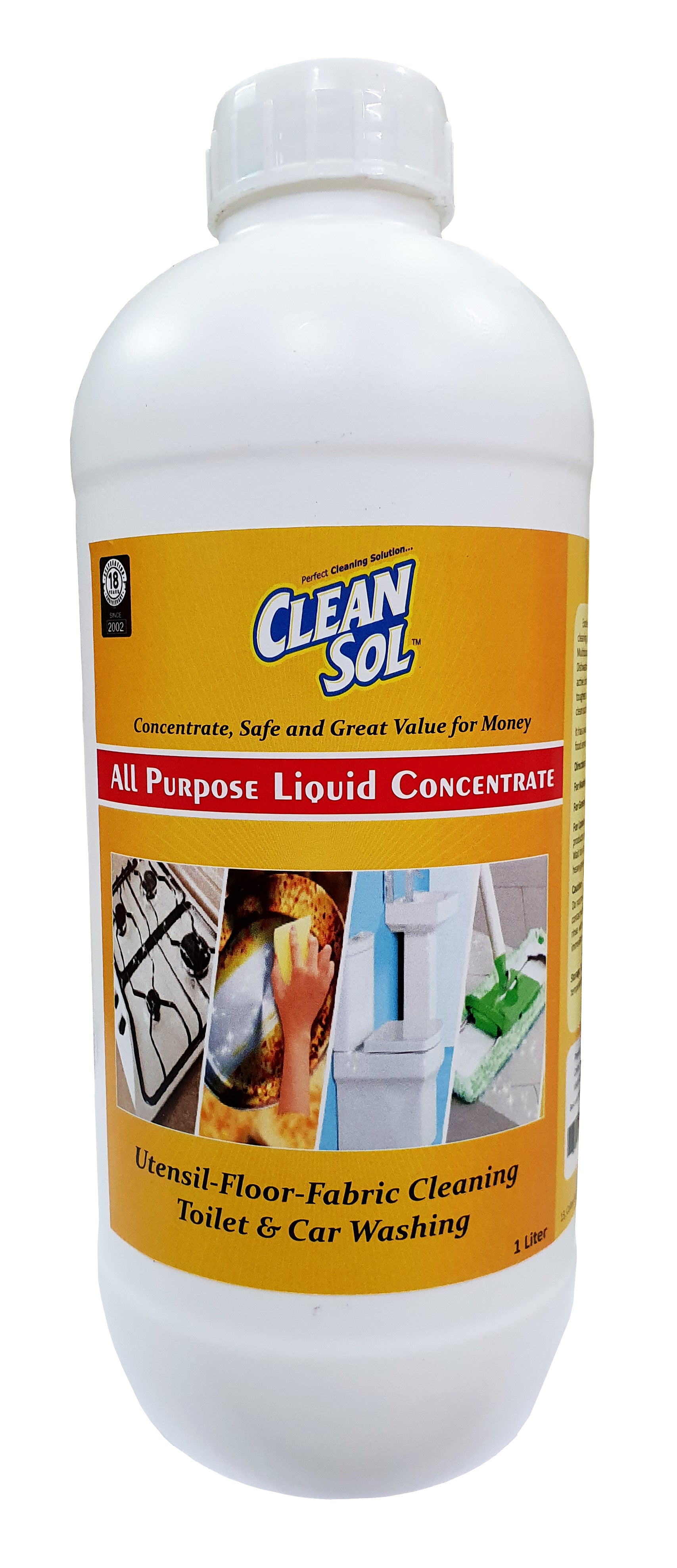 Cleansol Concentrate Multipurpose Liquid soap/Teepol (5L) - Dishwash liquid/Powerful Floor Cleaner