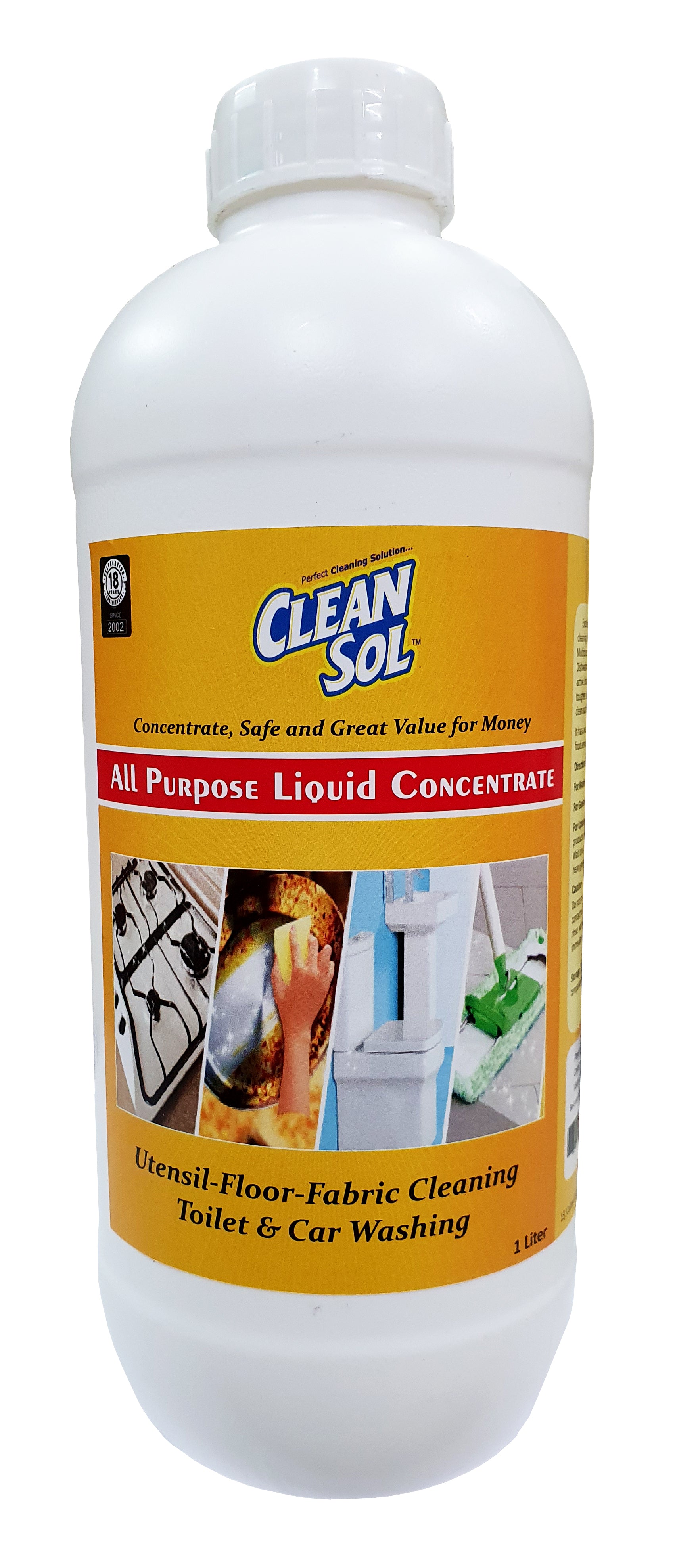 Cleansol Concentrate Multipurpose Liquid soap/Teepol (5L) - Dishwash liquid/Powerful Floor Cleaner