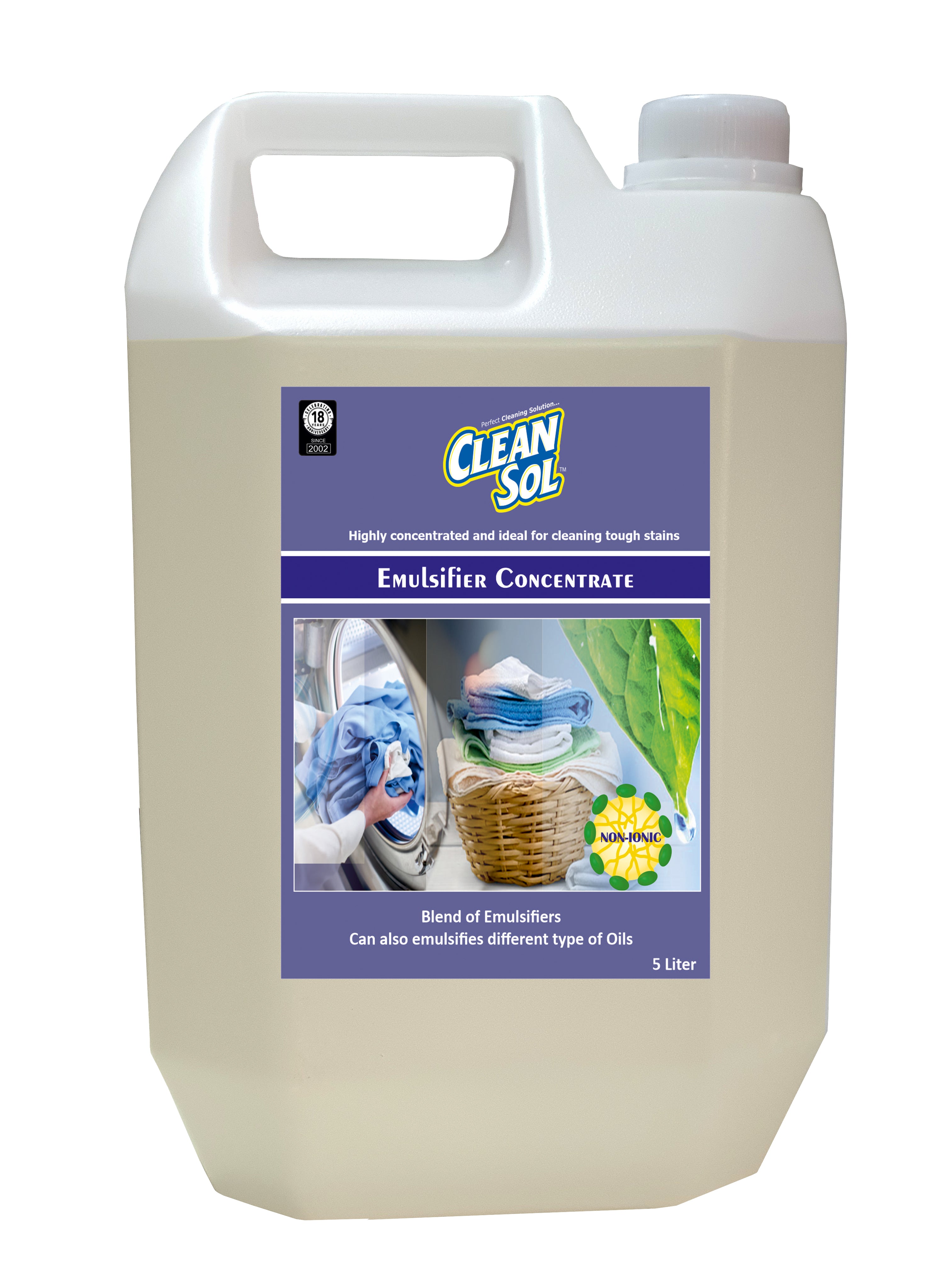 Cleansol 200 S Emulsifier Concentrate | High-Performance Emulsifying Agent for Laundry Detergents and Industrial Cleaning
