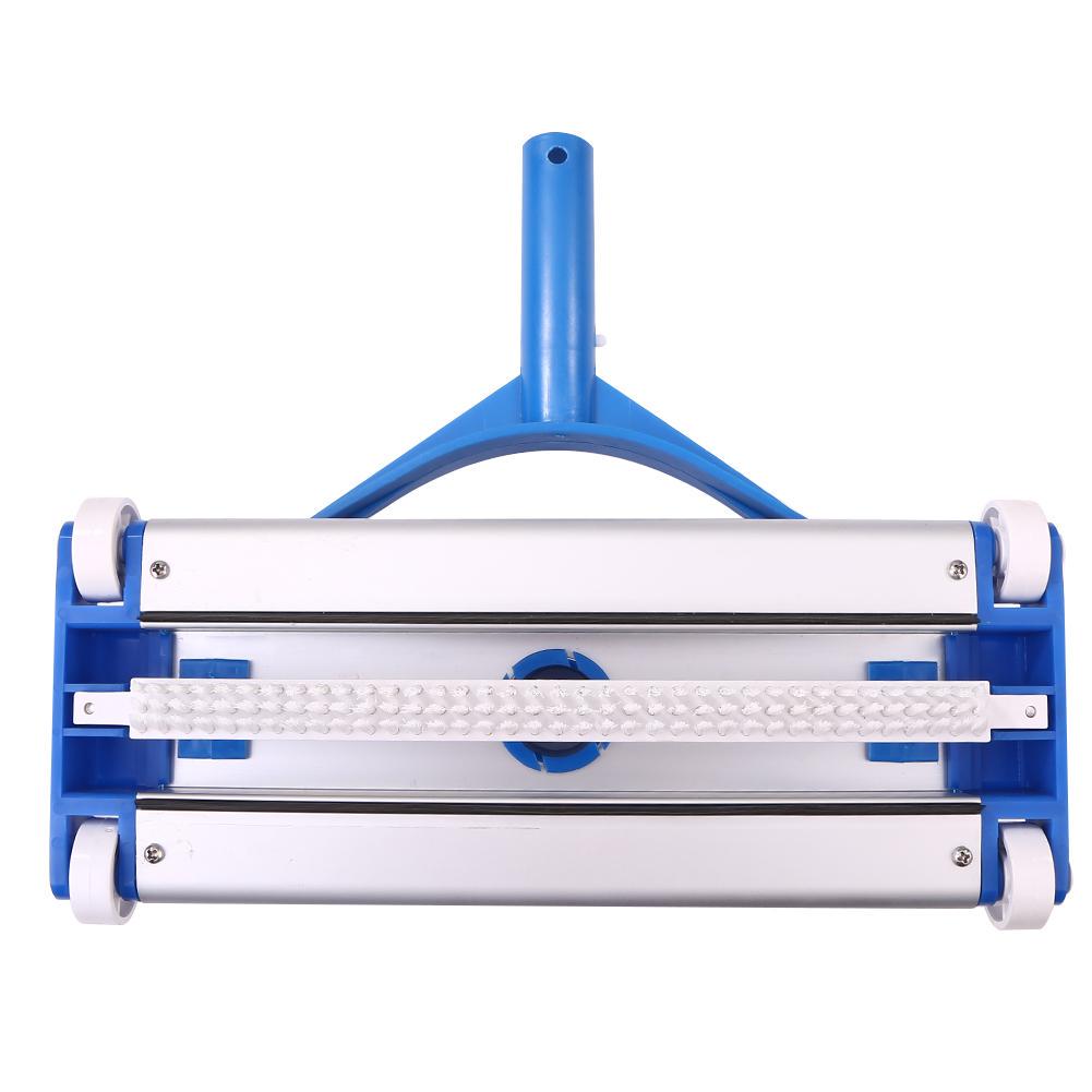 Swimming Pool Vacuum Head 17.5” | Corrosion-Resistant, Durable Pool Cleaner with 180° Rotating Handle & Stain-Removing Brush – Ideal for Effective Pool Cleaning