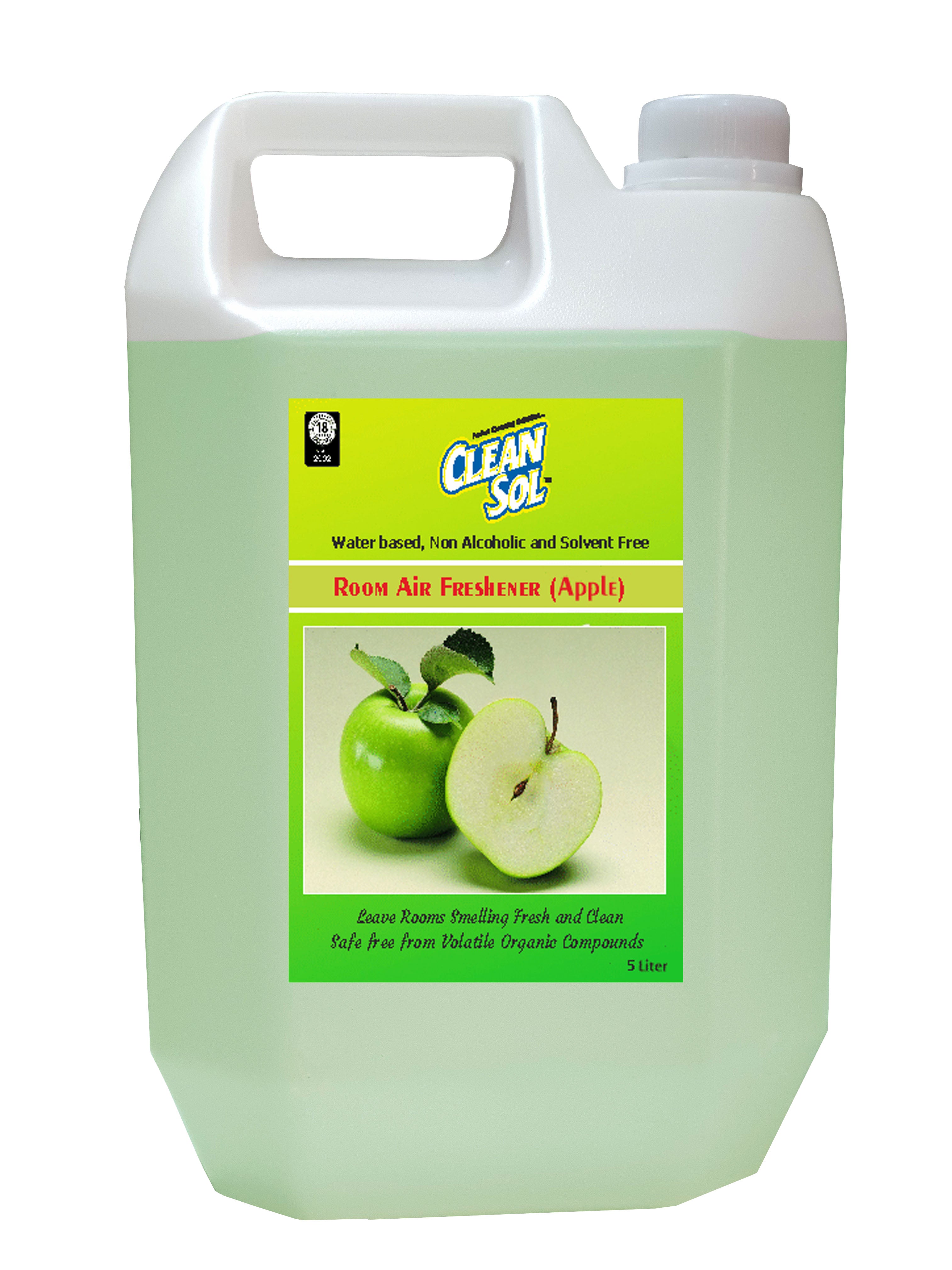 Cleansol Water based Room Air Freshener - Alcohol Free 5 Ltr