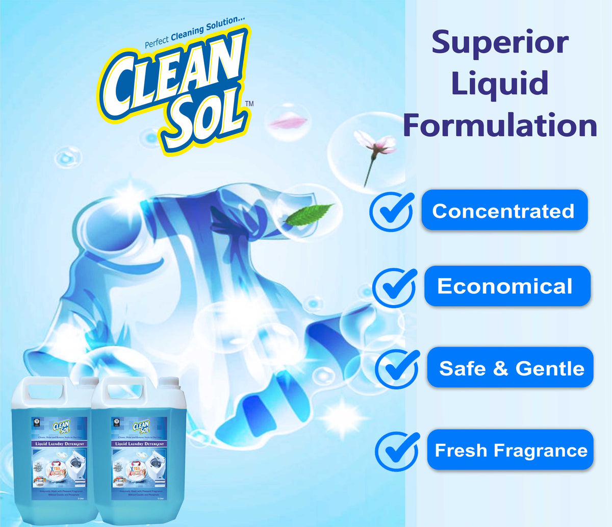Cleansol Liquid Laundry Detergent