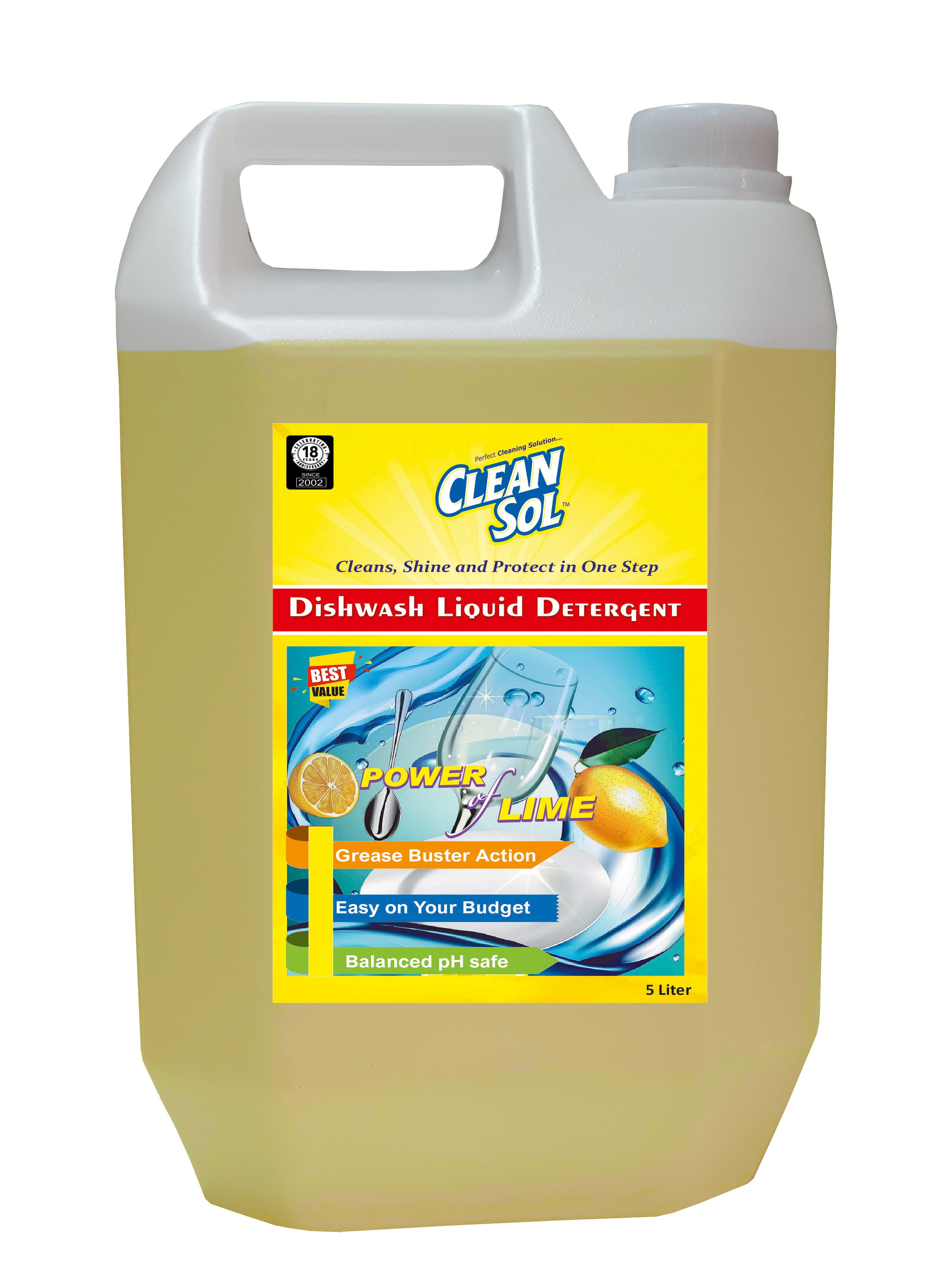 Cleansol Dishwash Liquid Detergent