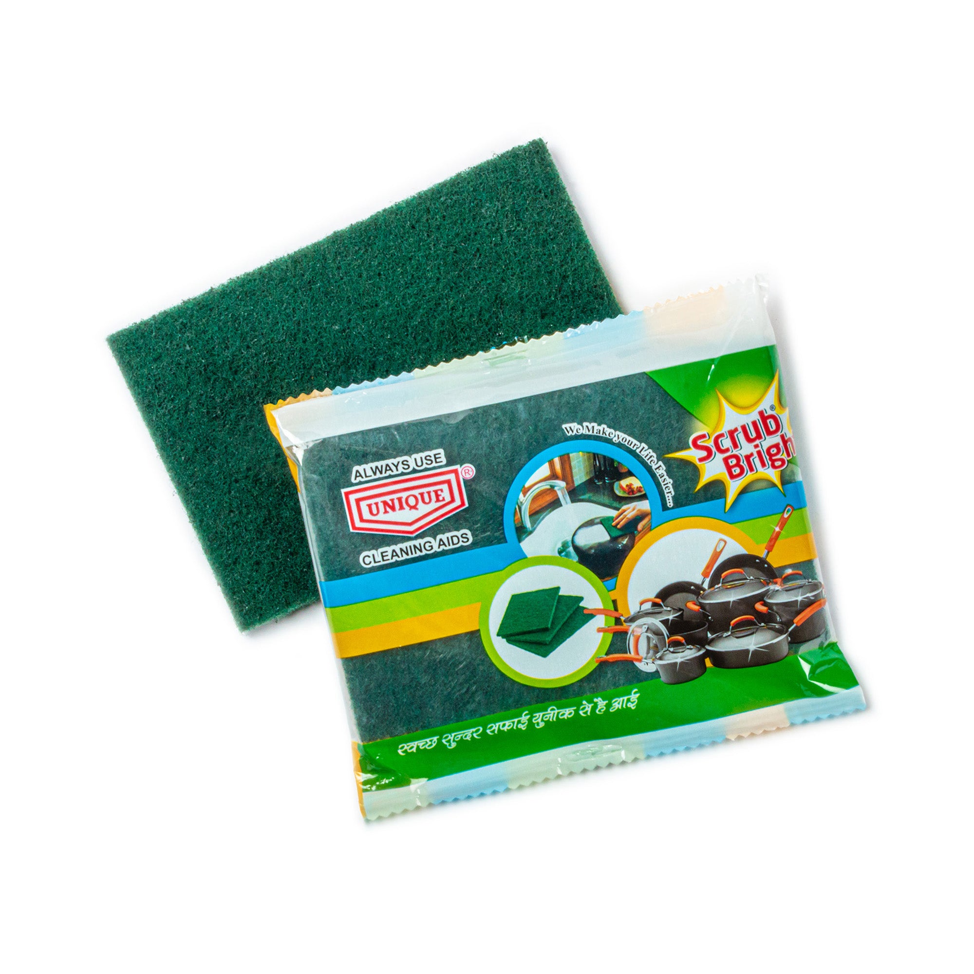 Scrub Bright Scrubber Pad (Heavy Duty) (Size 10 X 15 Cm)