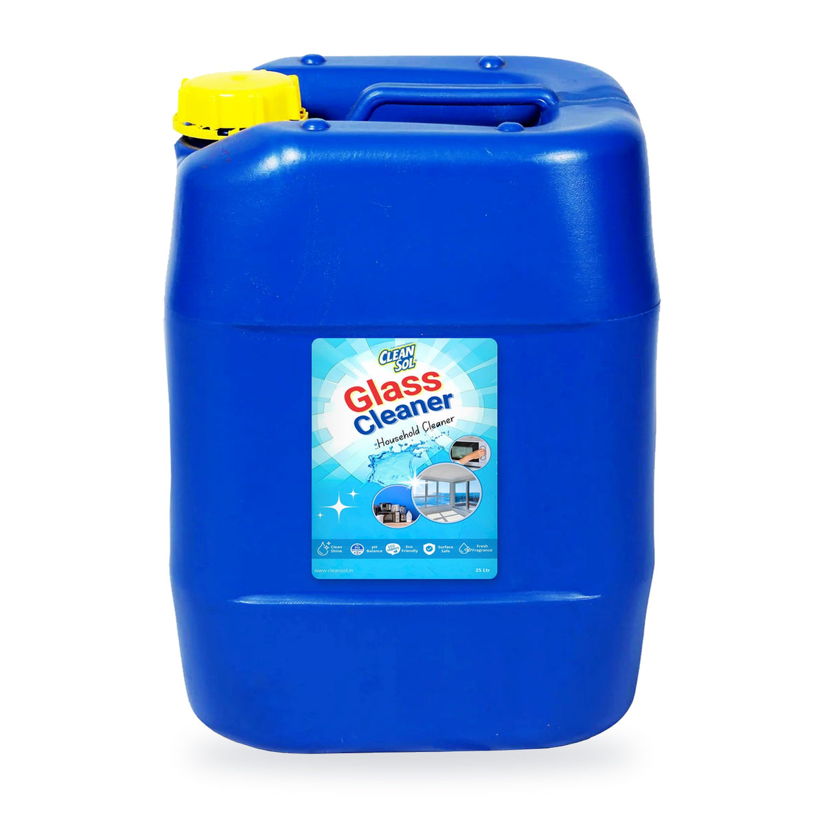 Cleansol Glass Cleaner 25 litre can for housekeeping and facilities