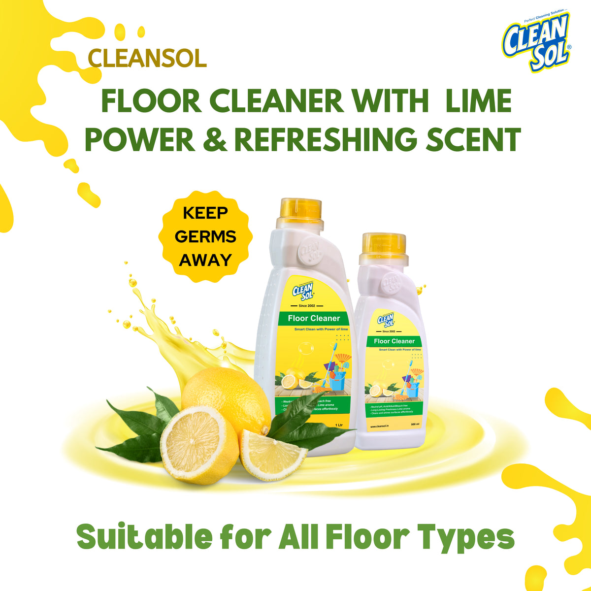 Cleansol Floor Cleaner – Lemon