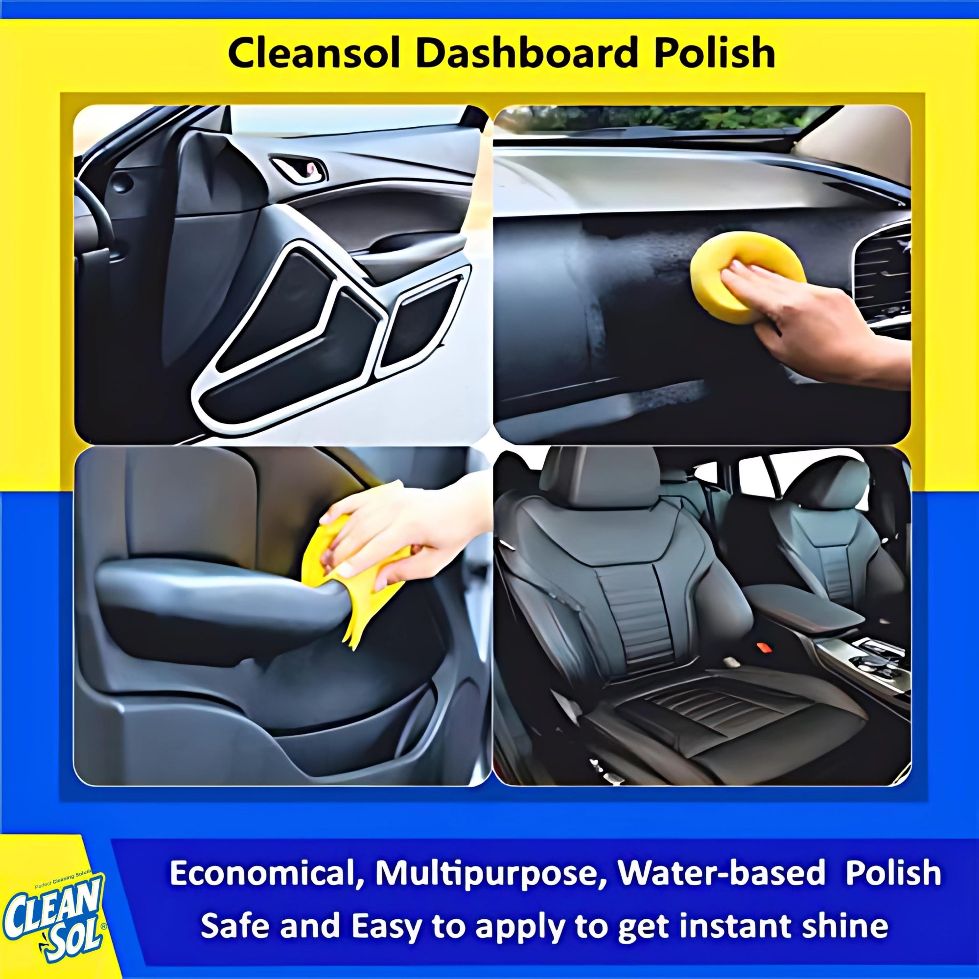 Cleansol Dashboard Polish for Car Interior & Motorbike