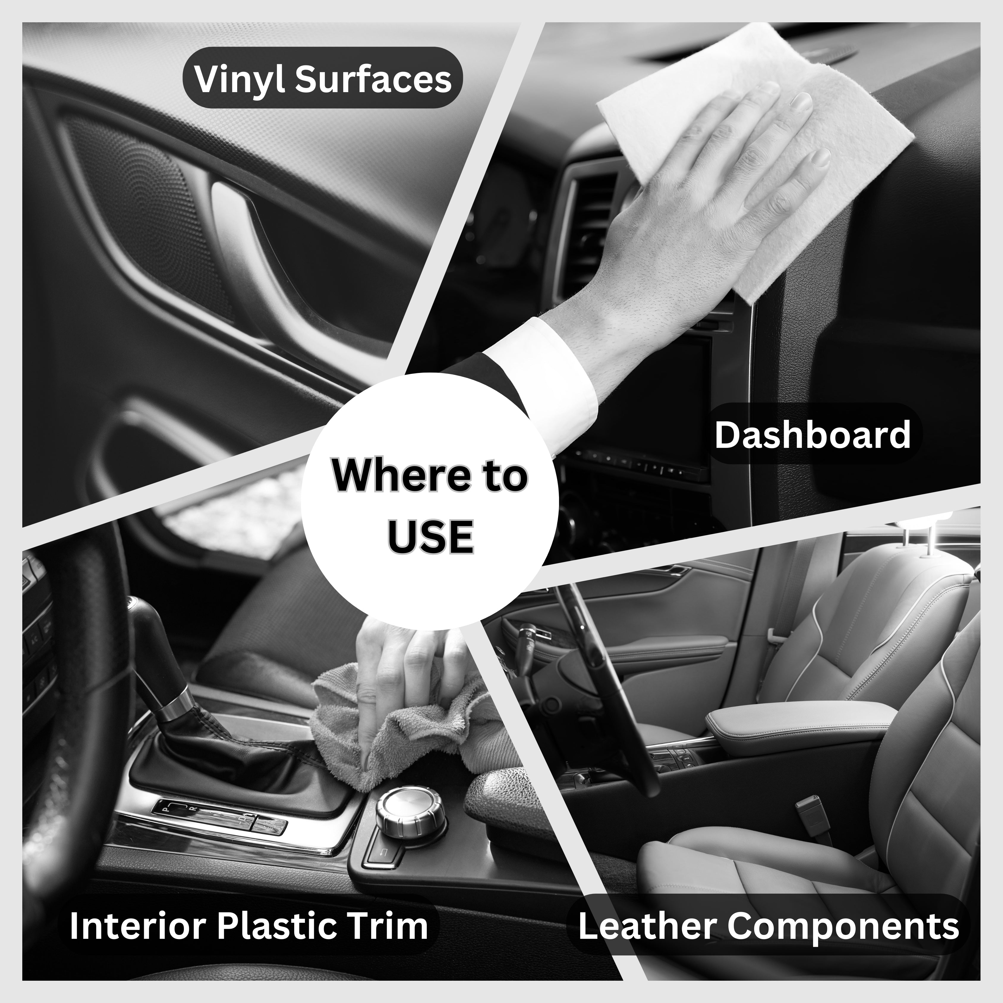 Cleansol Dashboard Polish | Interior Shine & Protectant Spray