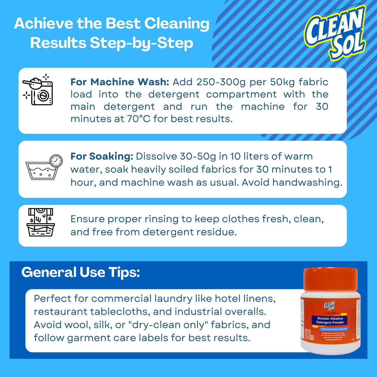 Cleansol Laundry Booster Powder