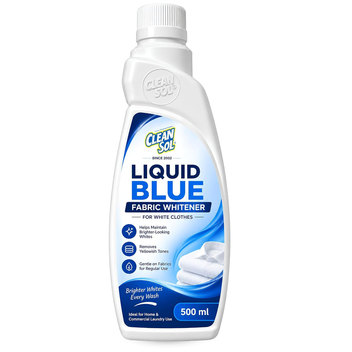 Cleansol Liquid Blue for White Clothes -500 ml