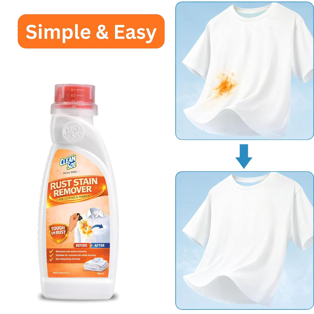 Cleansol Fabric Rust Stain Remover