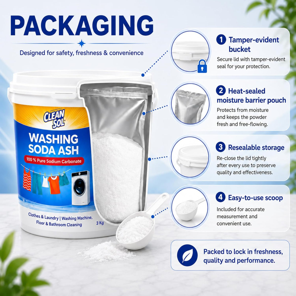 Cleansol Soda Ash (Washing Soda)