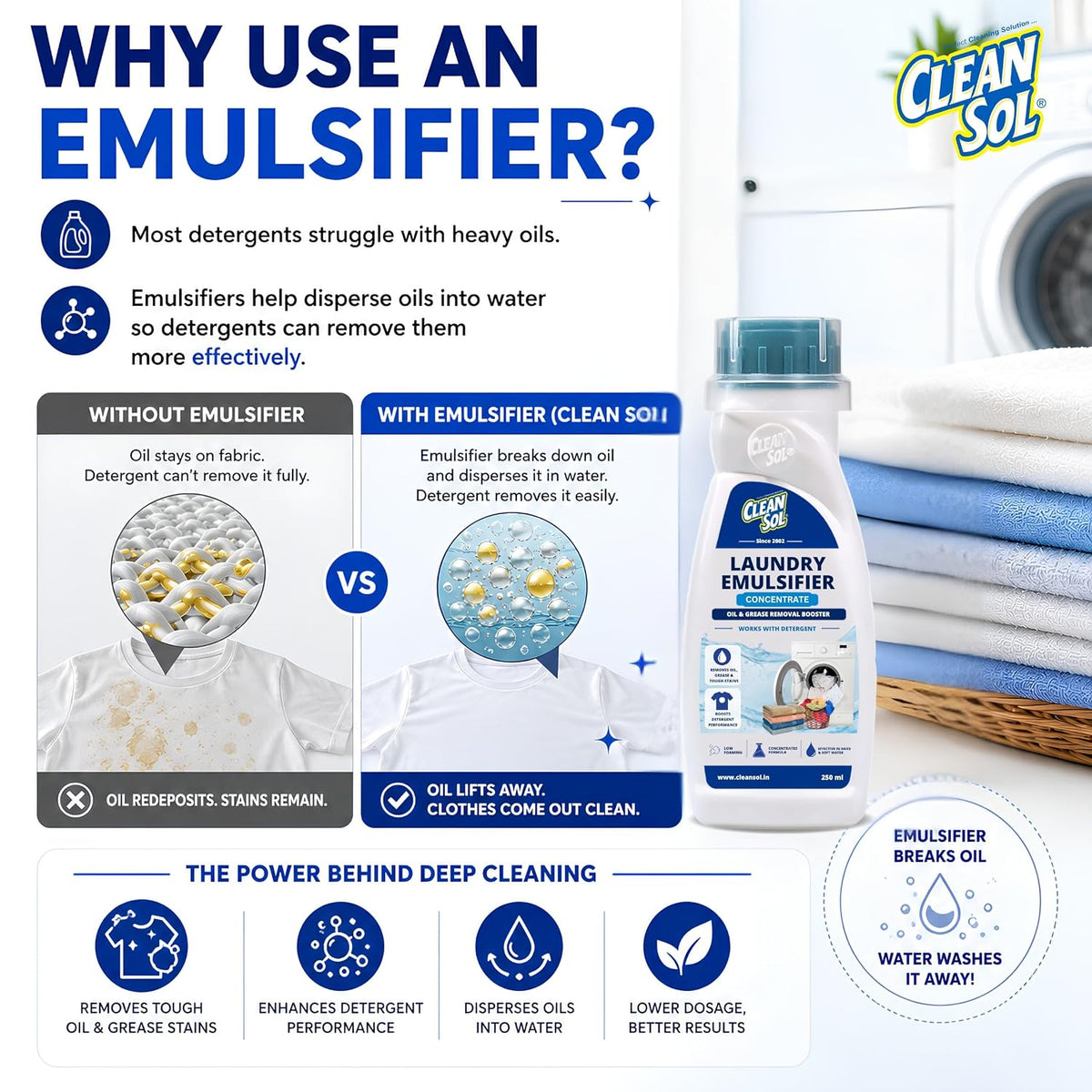 Cleansol 200 S Laundry Emulsifier