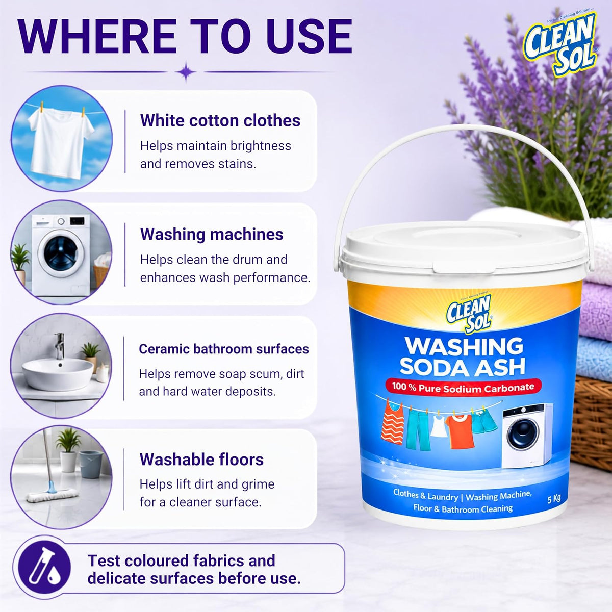 Cleansol Soda Ash (Washing Soda)