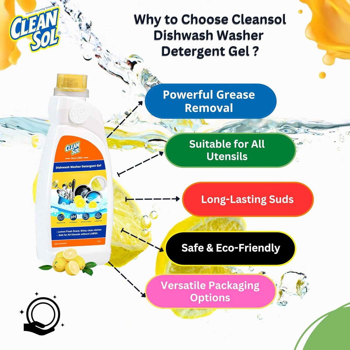 Cleansol Dishwash Gel