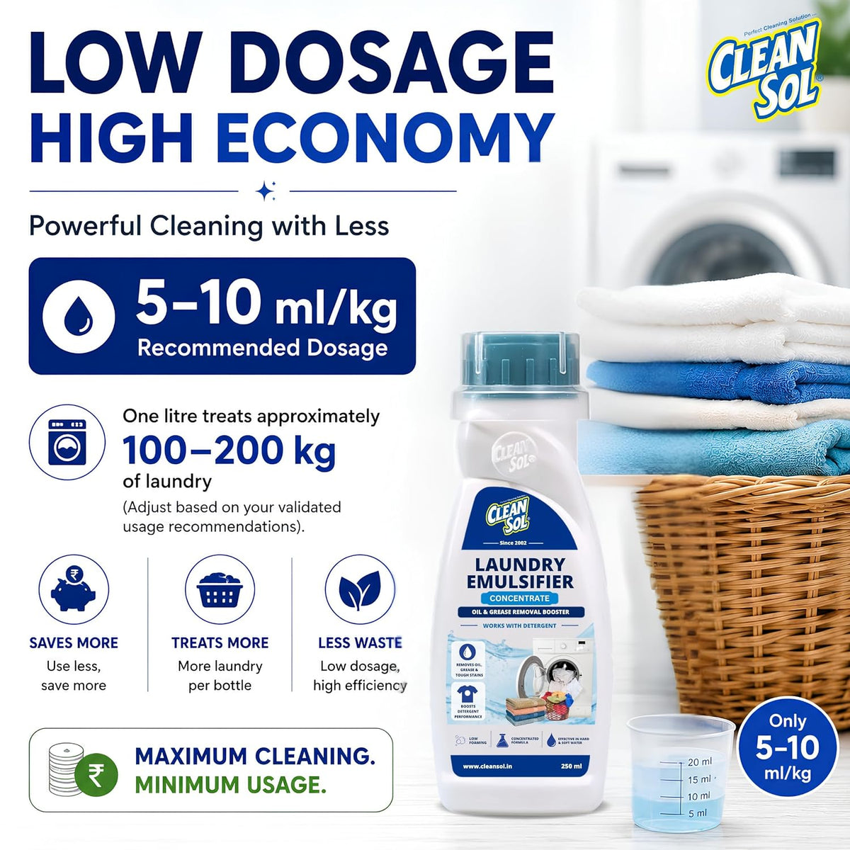 Cleansol 200 S Laundry Emulsifier