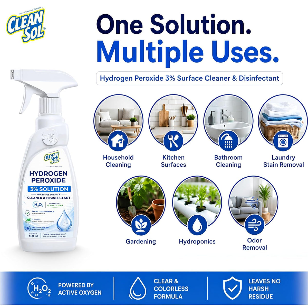 Cleansol Hydrogen Peroxide 3%