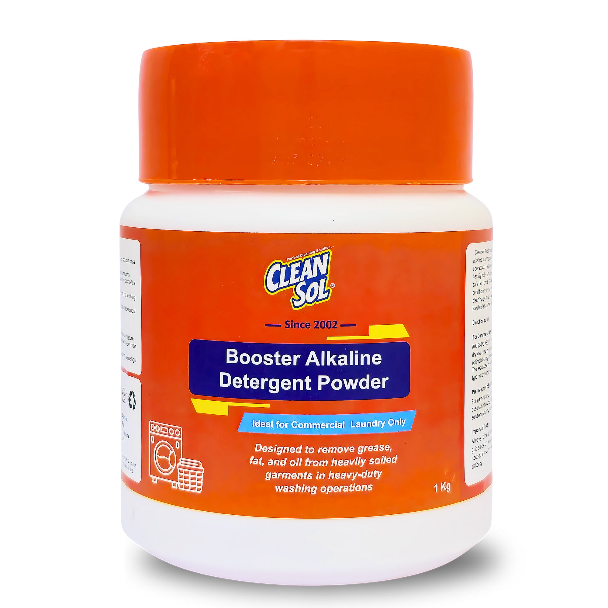 Cleansol Booster Detergent Powder for Washing Machine to Remove Oil & Grease Stain