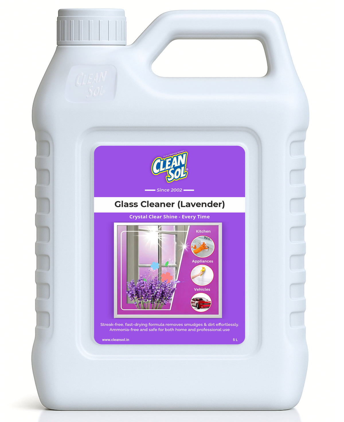 Cleansol Glass Cleaner Refill – Lavender