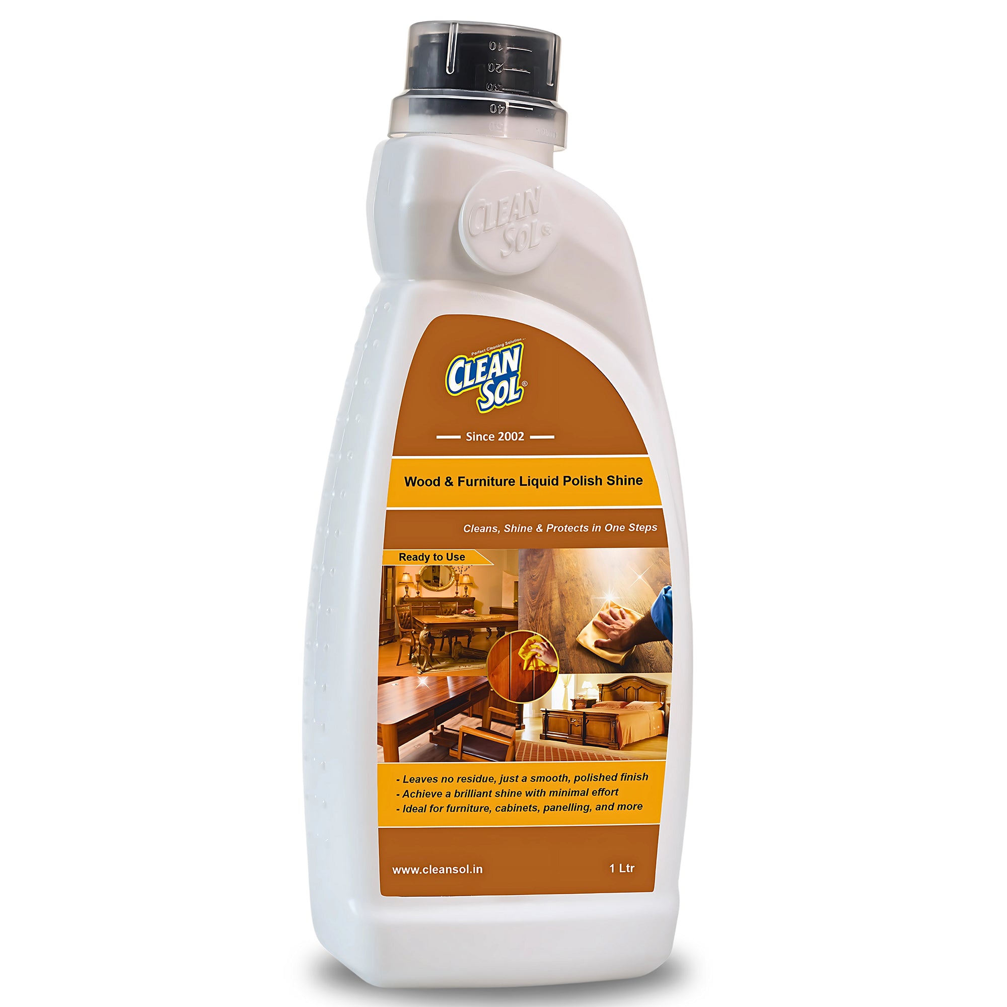 Cleansol Wood and Furniture Liquid Polish Shine - C4