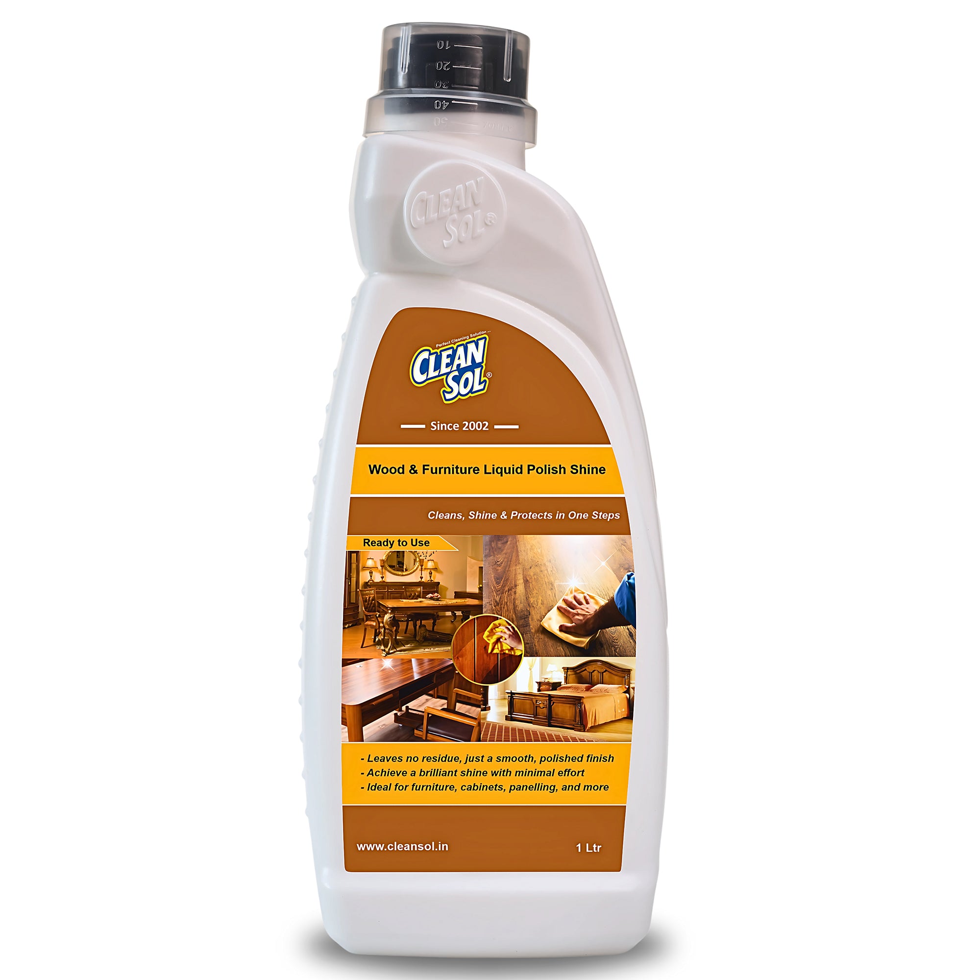 Cleansol Wood and Furniture Liquid Polish Shine - C4