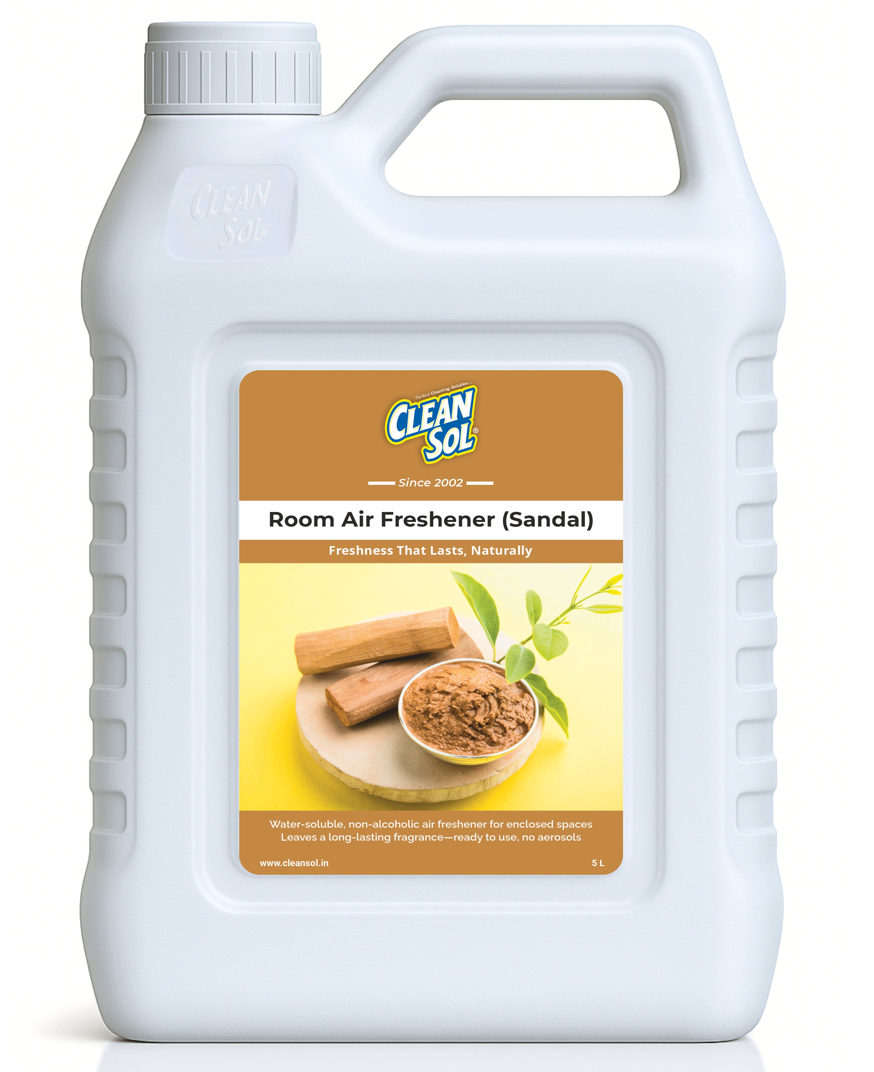 Cleansol Water-Based Air Freshener – Alcohol-Free, Long-Lasting Room Freshener