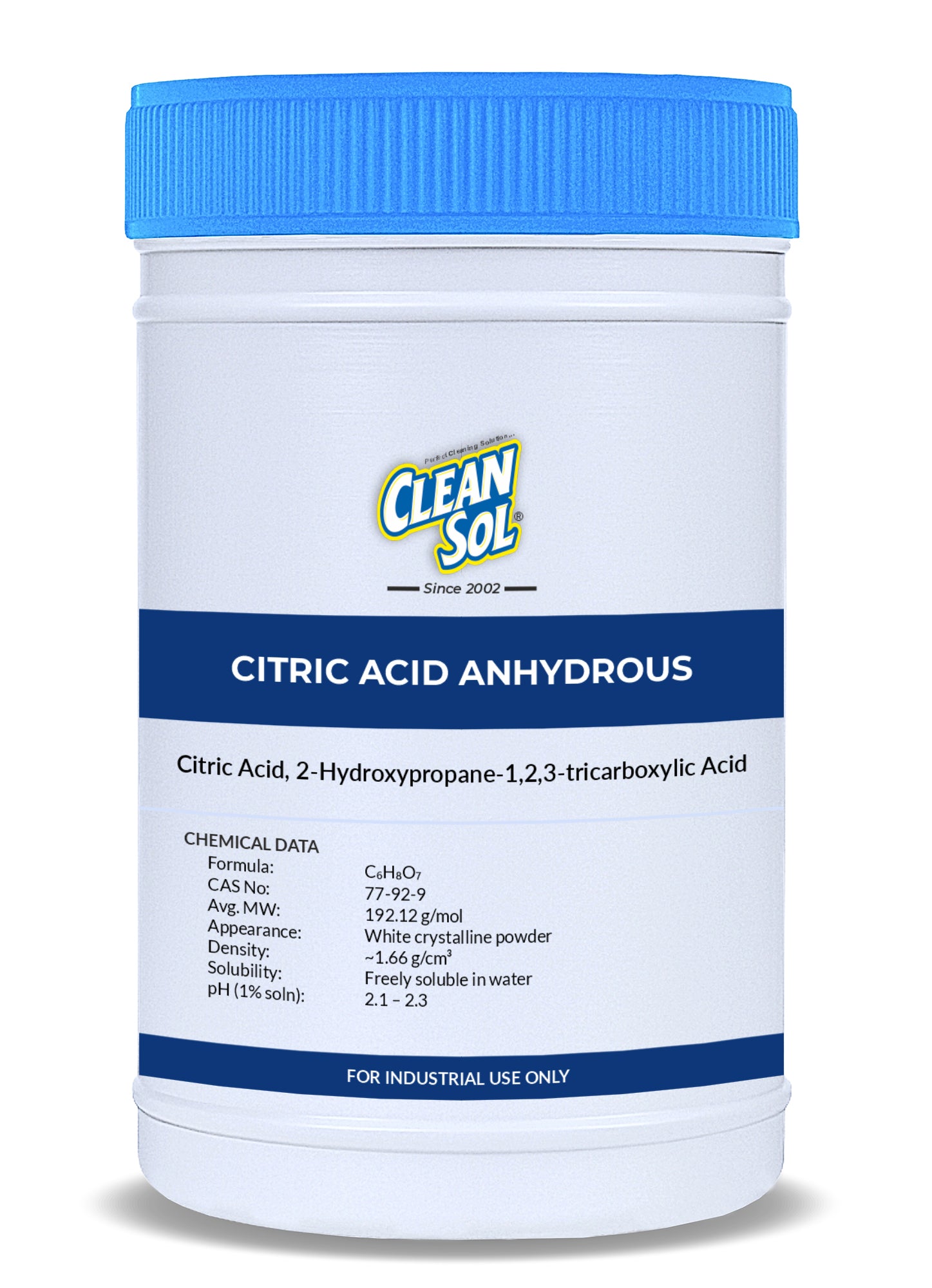 Citric Acid Anhydrous – High Purity Cleaning, Descaling & Processing Grade for Home and Industrial Use
