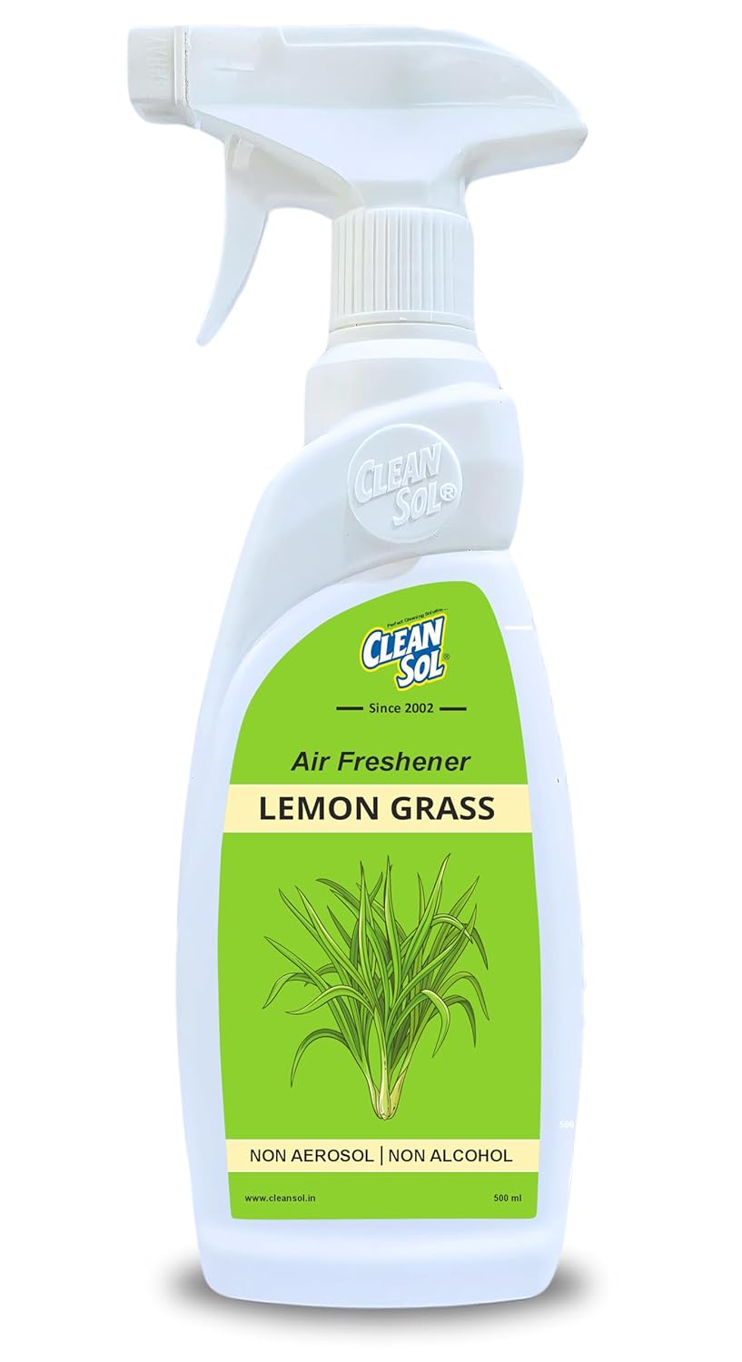 Cleansol  Air Freshener Spray  - 500 ml  | Non-Aerosol, Water-Based, Alcohol-Free | Long-Lasting Fragrance for Home, Car, Office | Non-Toxic, Eco-Friendly, Solvent-Free Air Freshener