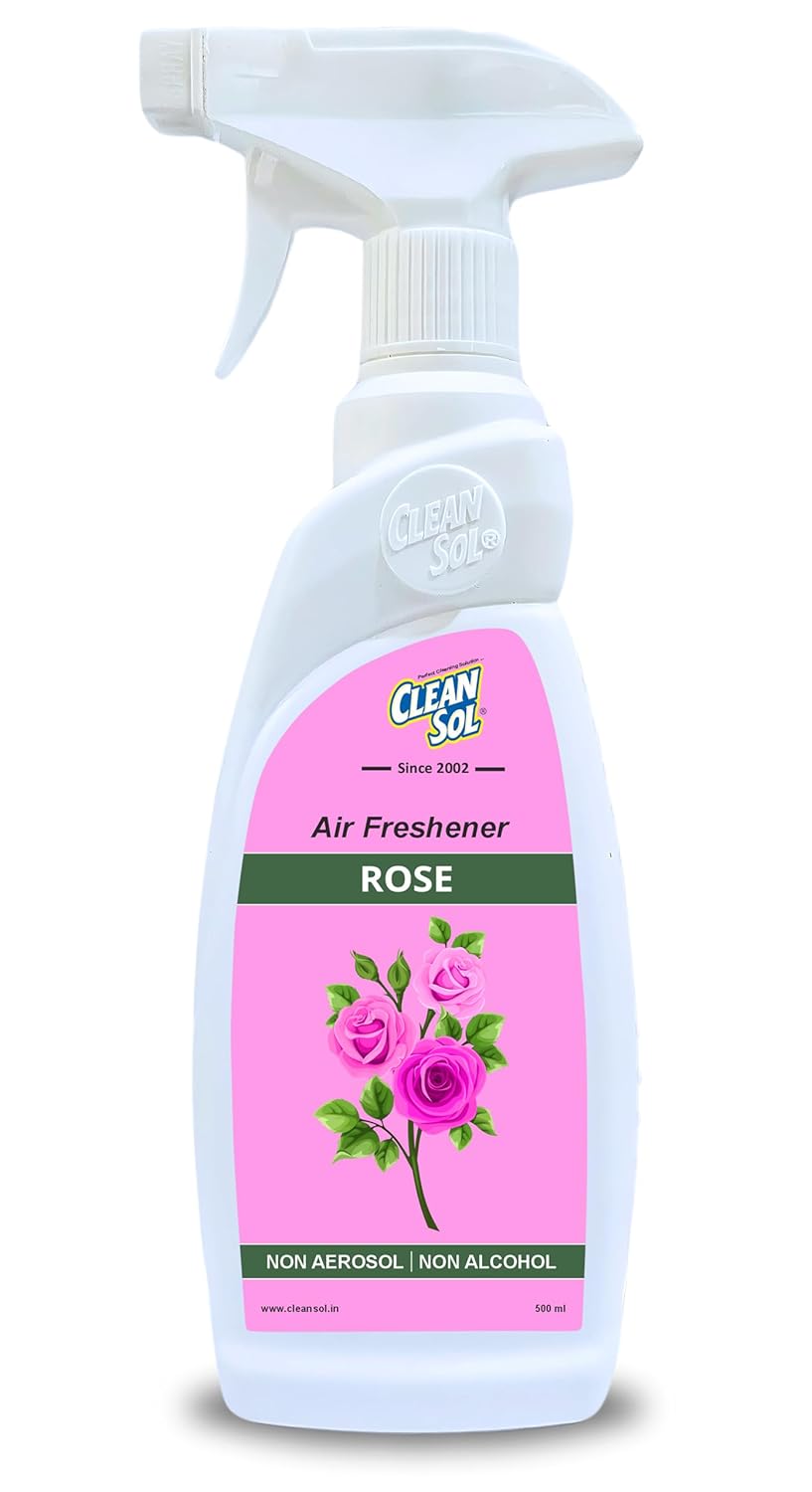 Cleansol  Air Freshener Spray  - 500 ml  | Non-Aerosol, Water-Based, Alcohol-Free | Long-Lasting Fragrance for Home, Car, Office | Non-Toxic, Eco-Friendly, Solvent-Free Air Freshener