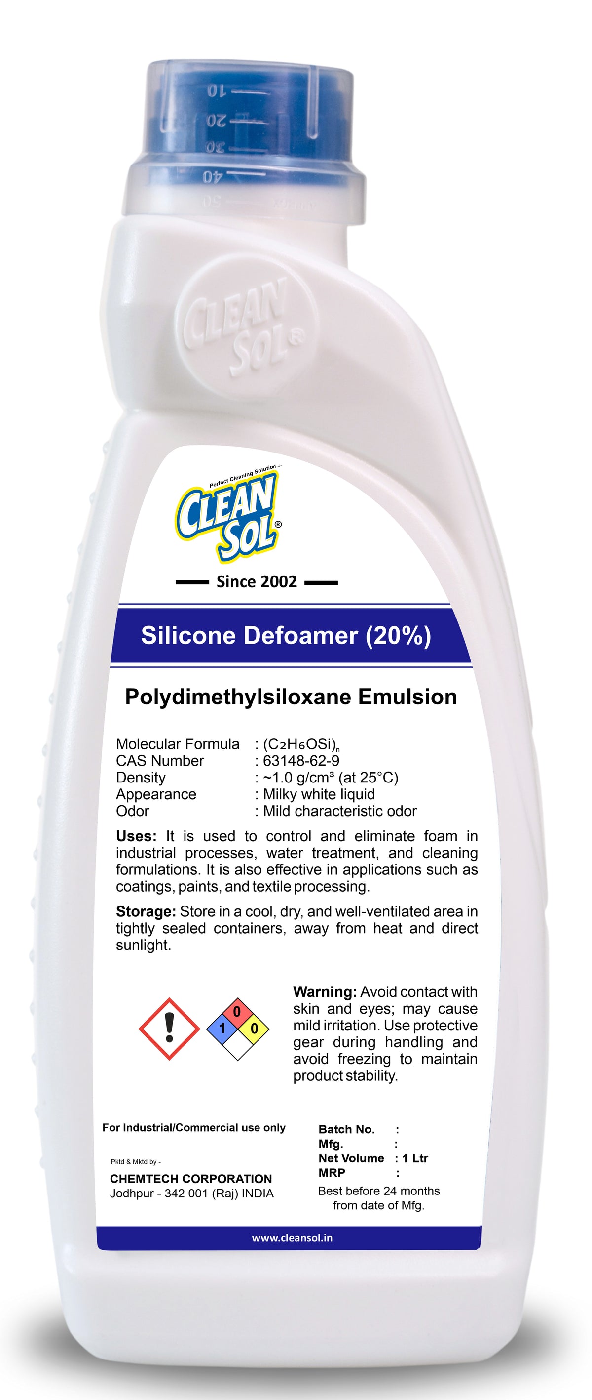 Cleansol Silicone Defoamer 30%
