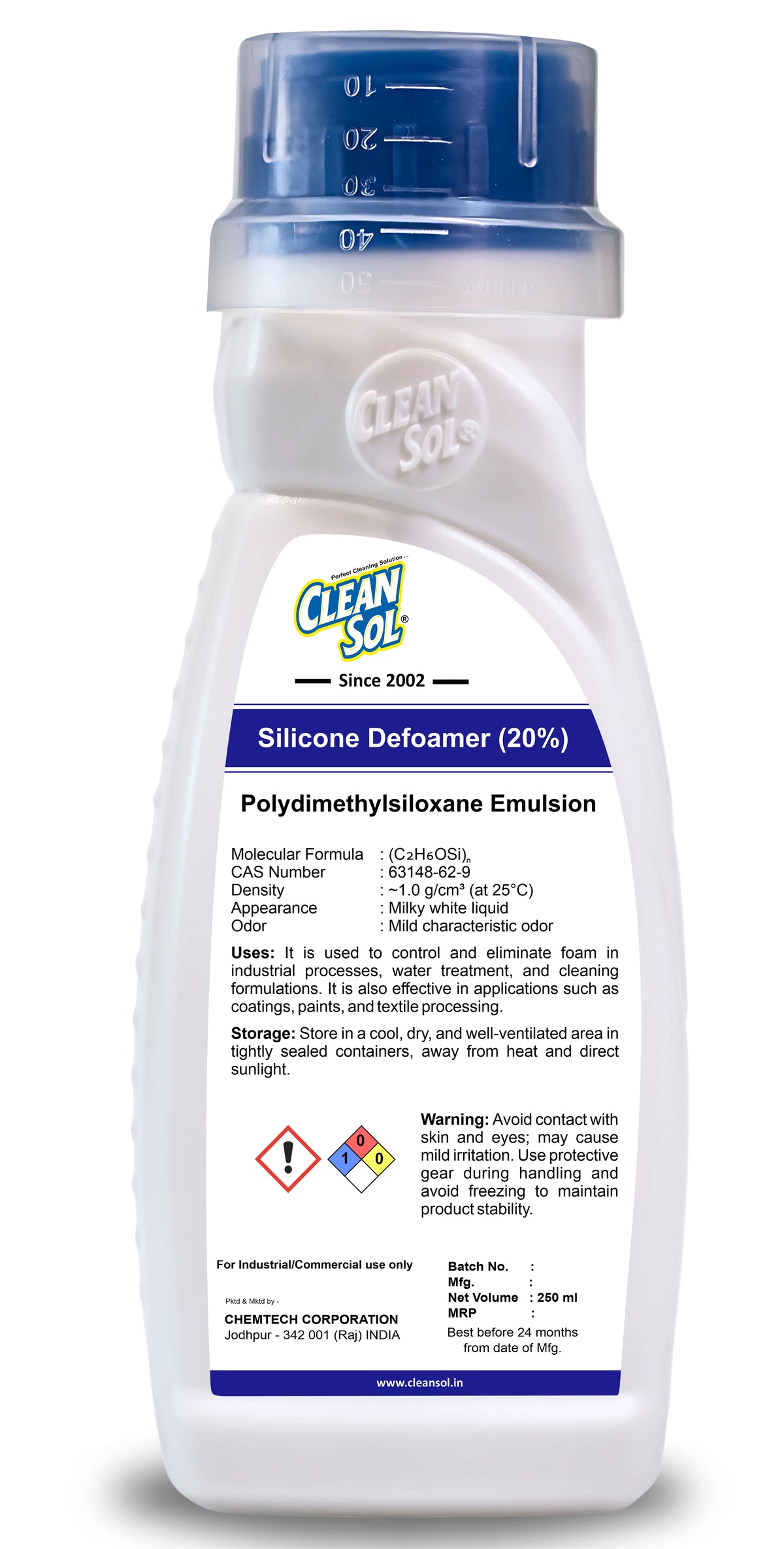 Cleansol Silicone Defoamer 30%